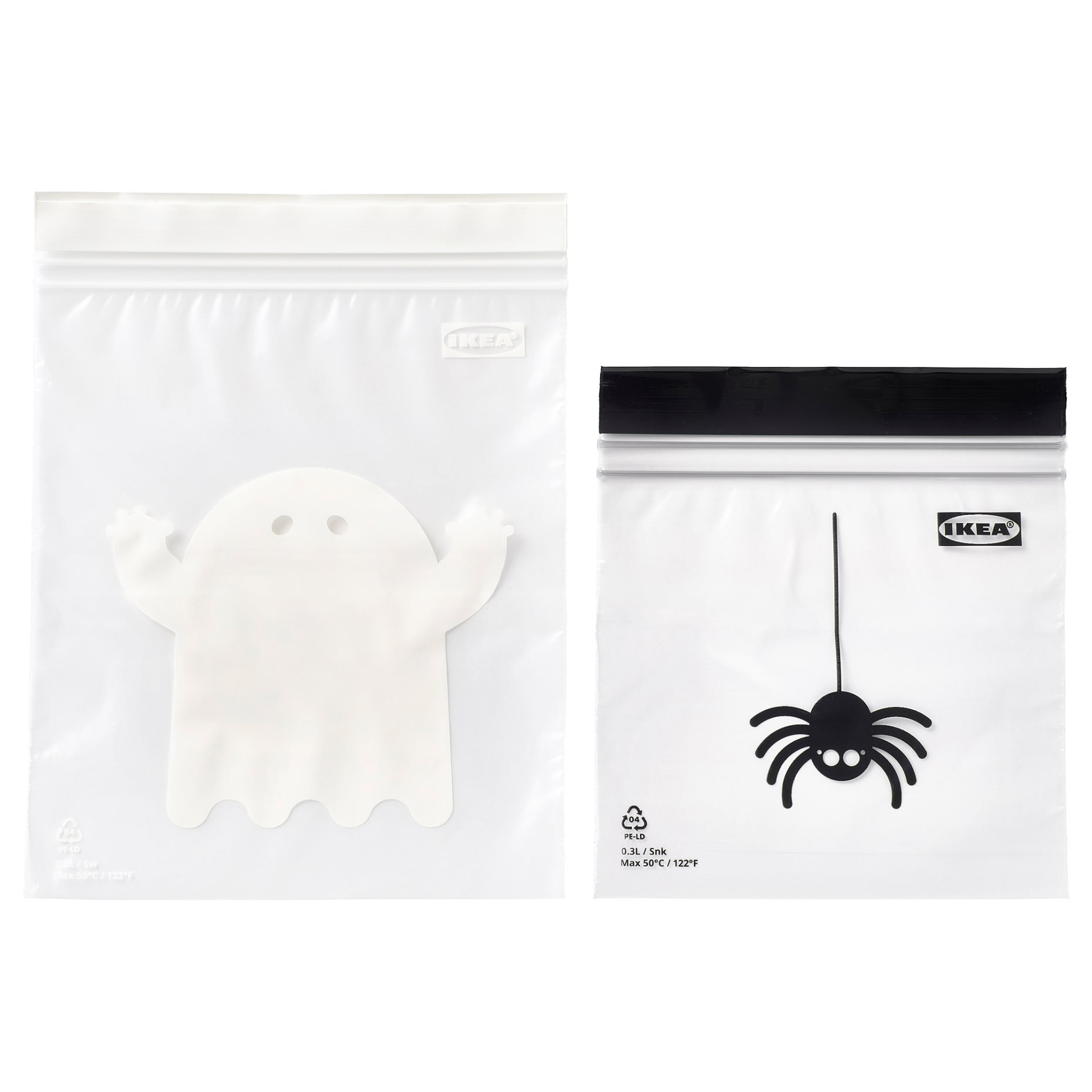 ISTAD, resealable bag 60 pack, 0.3/0.8 l, 206.315.21
