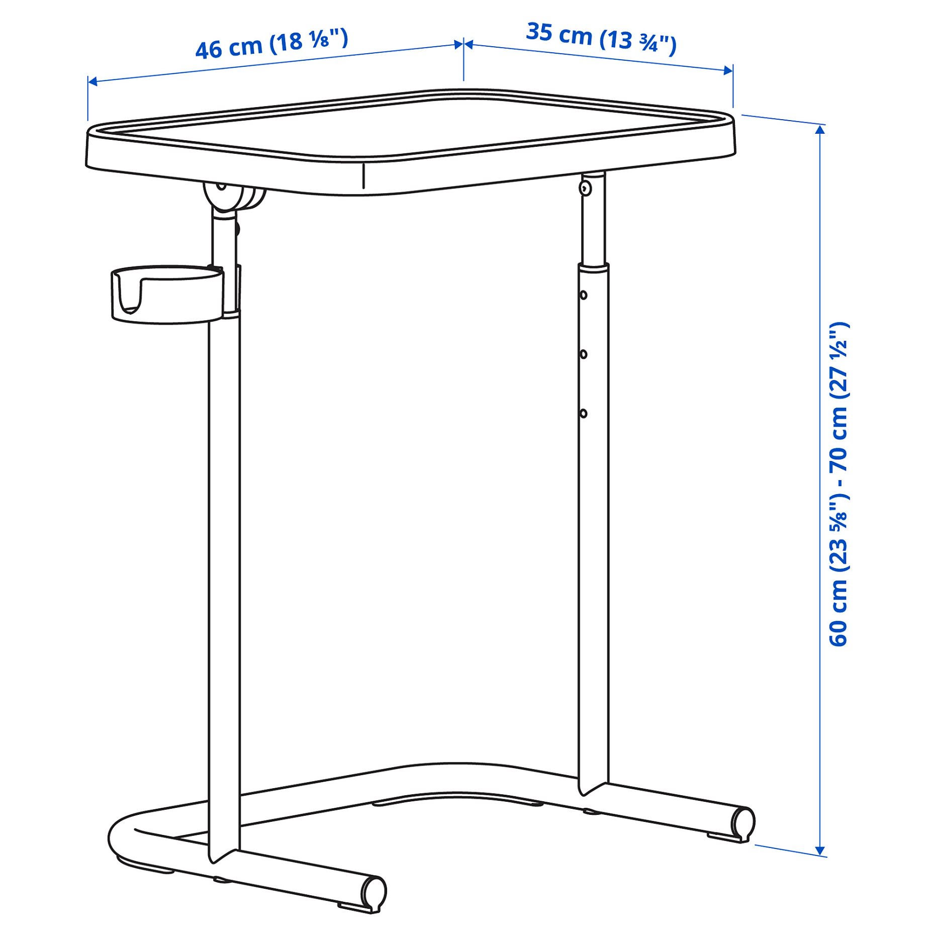 BJÖRKÅSEN, laptop stand, 206.364.15