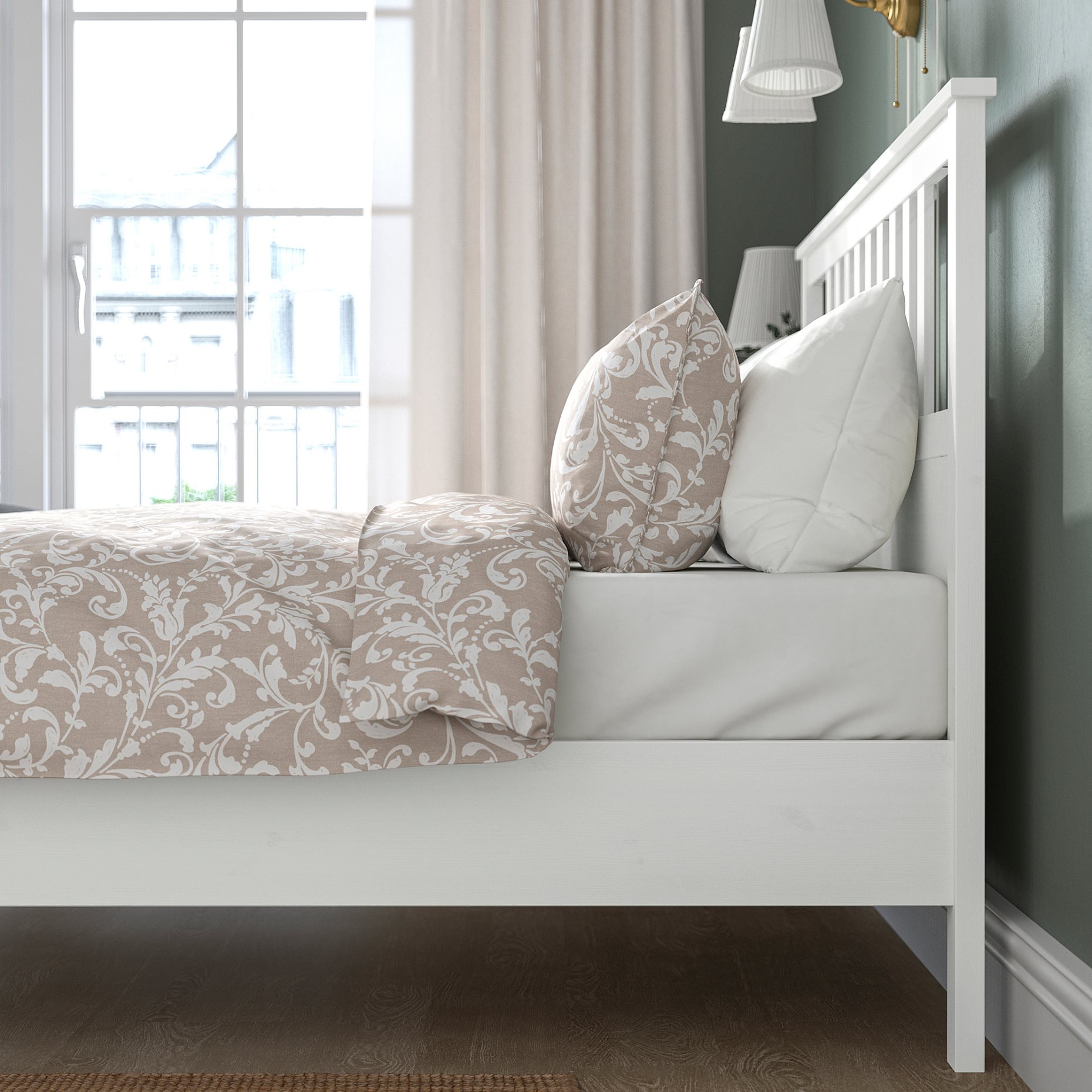 HEMNES, σκελετός κρεβατιού, 140X200 cm, 290.022.68