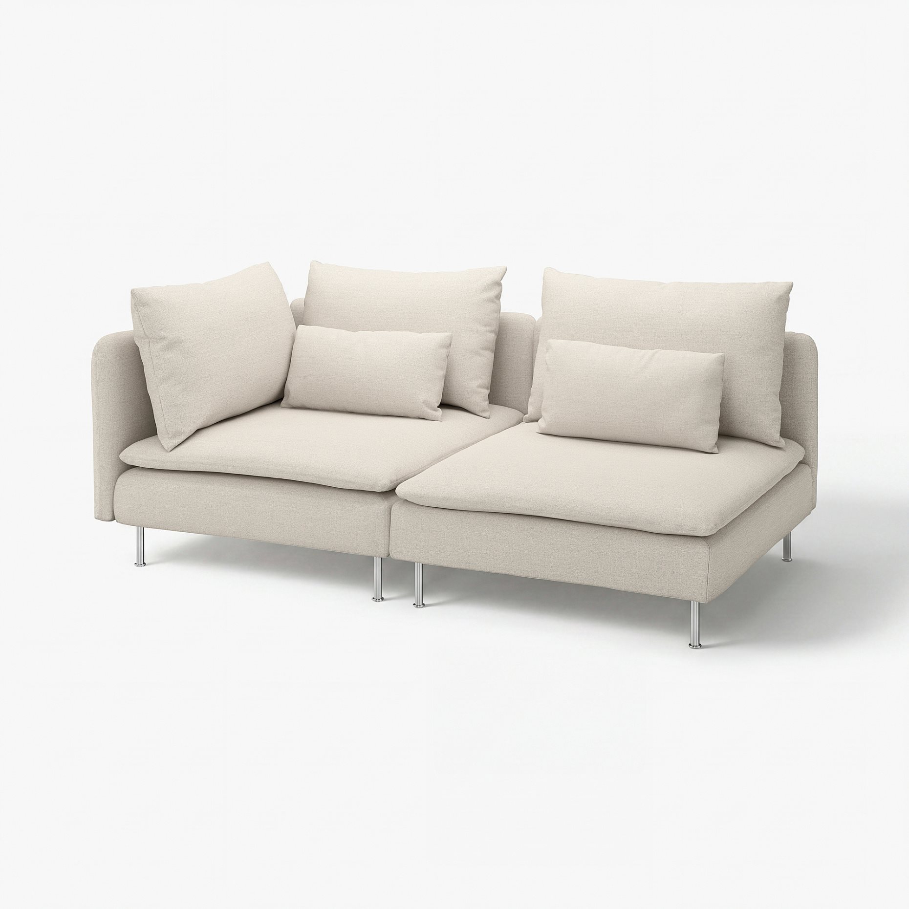 SÖDERHAMN, 3-seat sofa with open end, 293.054.25