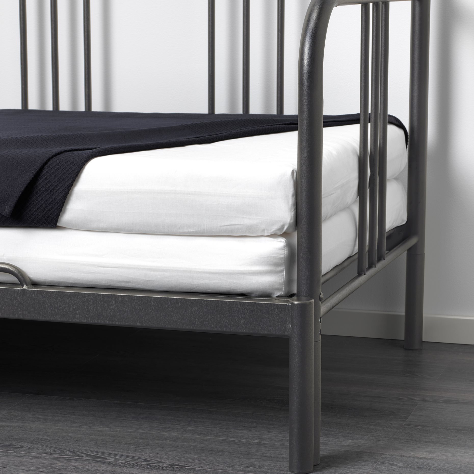 FYRESDAL, day-bed with 2 mattresses, 80x200 cm, 293.909.61