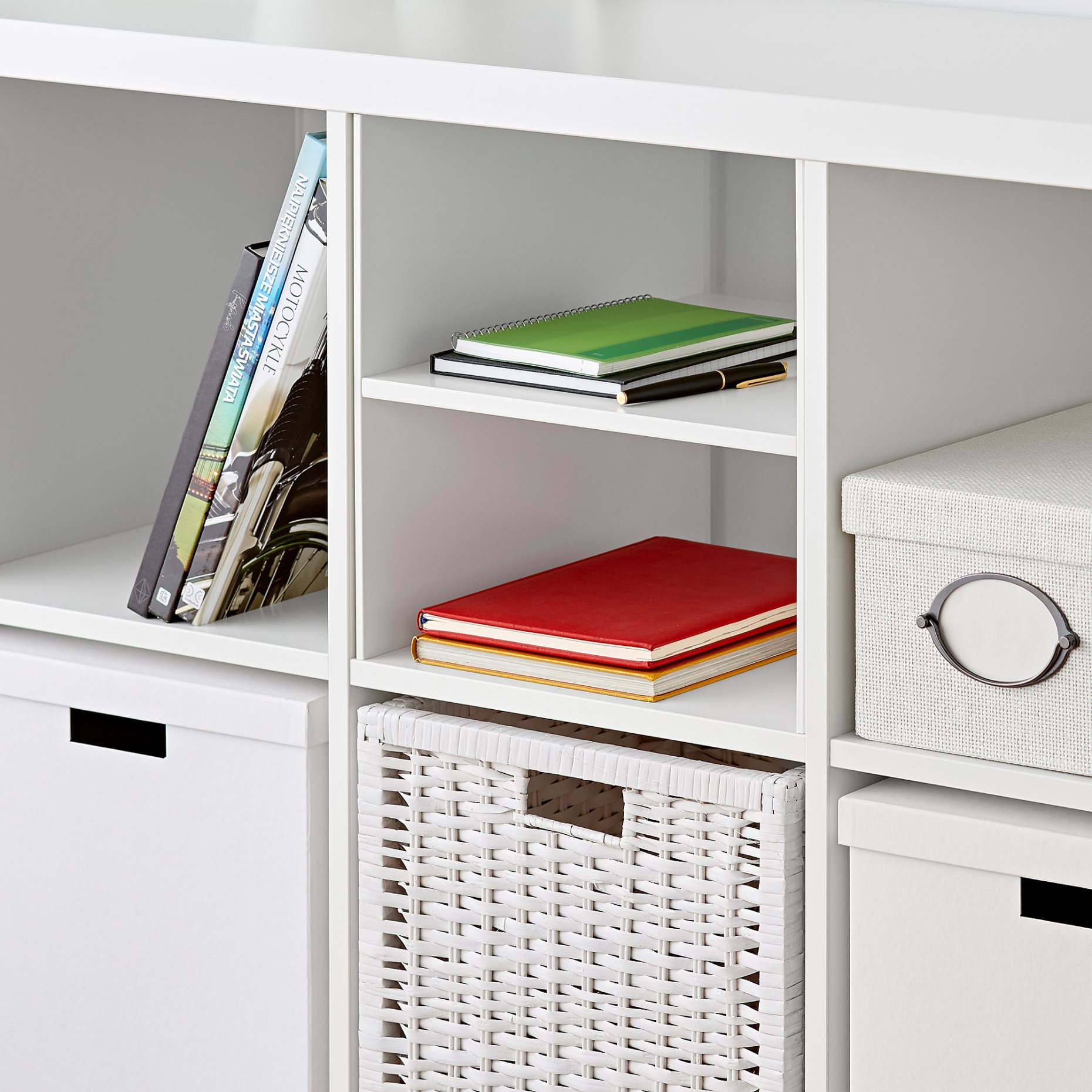 KALLAX/LACK, storage combination with shelf, 301x39x147 cm, 293.986.79