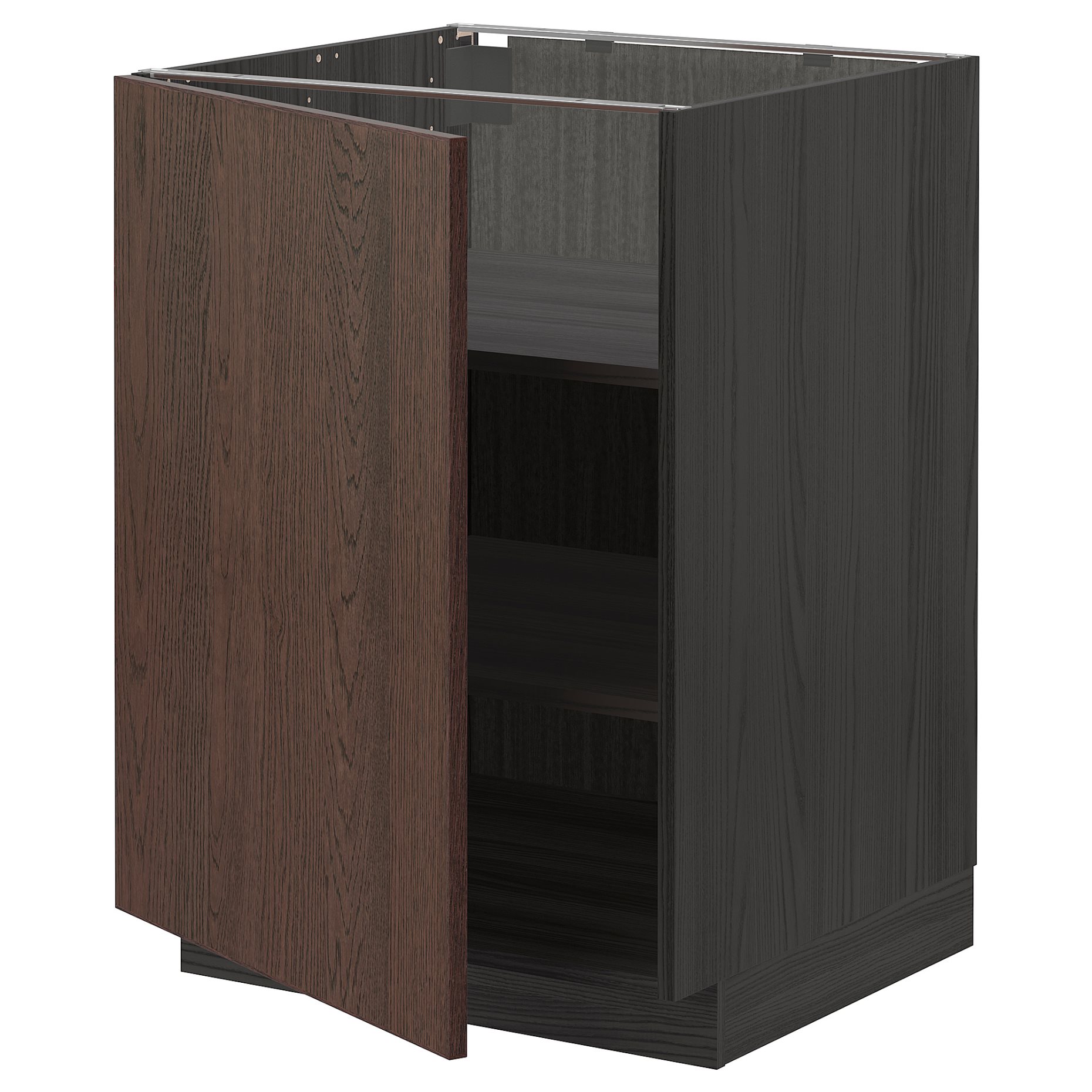 METOD, base cabinet with shelves, 60x60 cm, 294.560.04