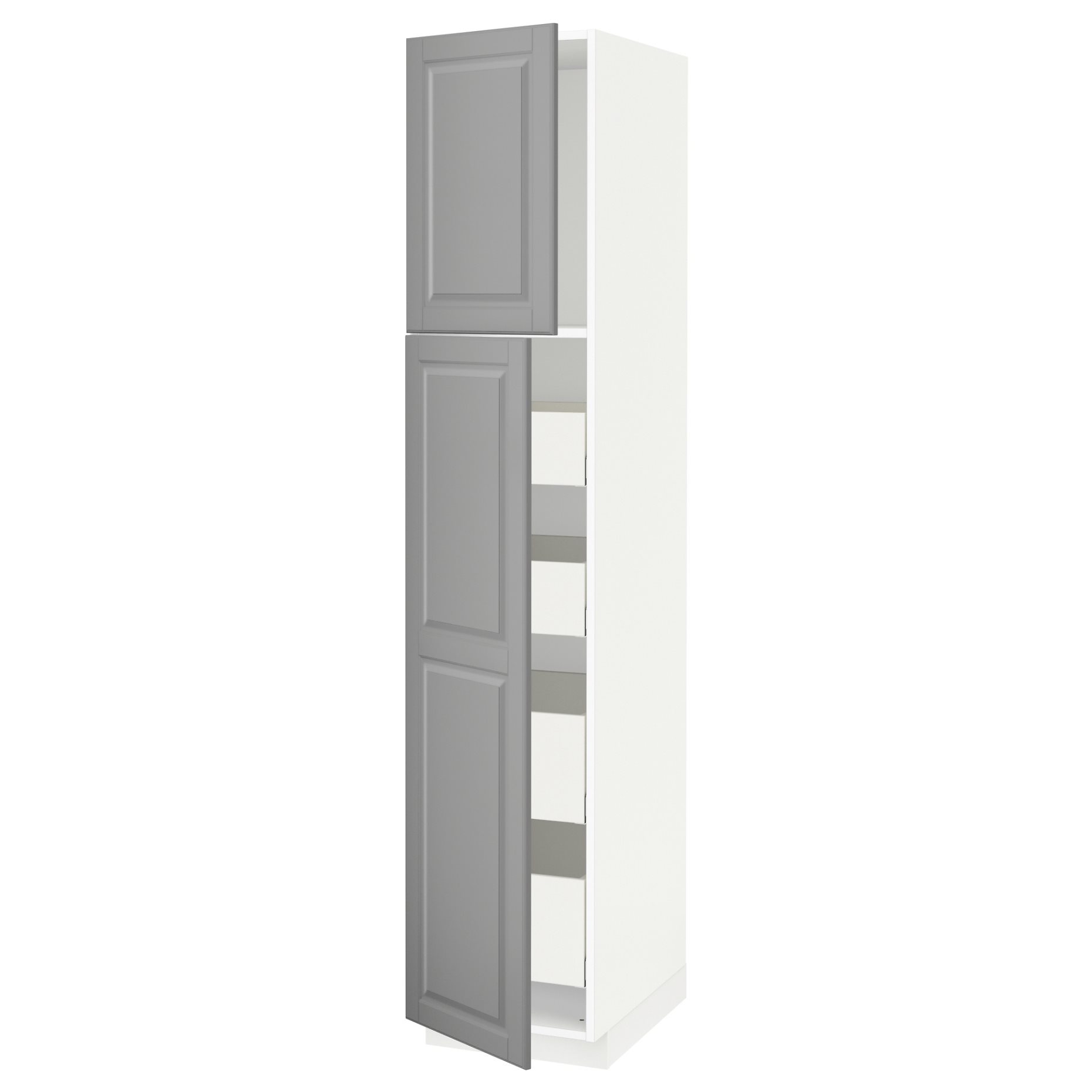 METOD, high cabinet with 2 doors/4 drawers, 40x60x200 cm, 294.635.56