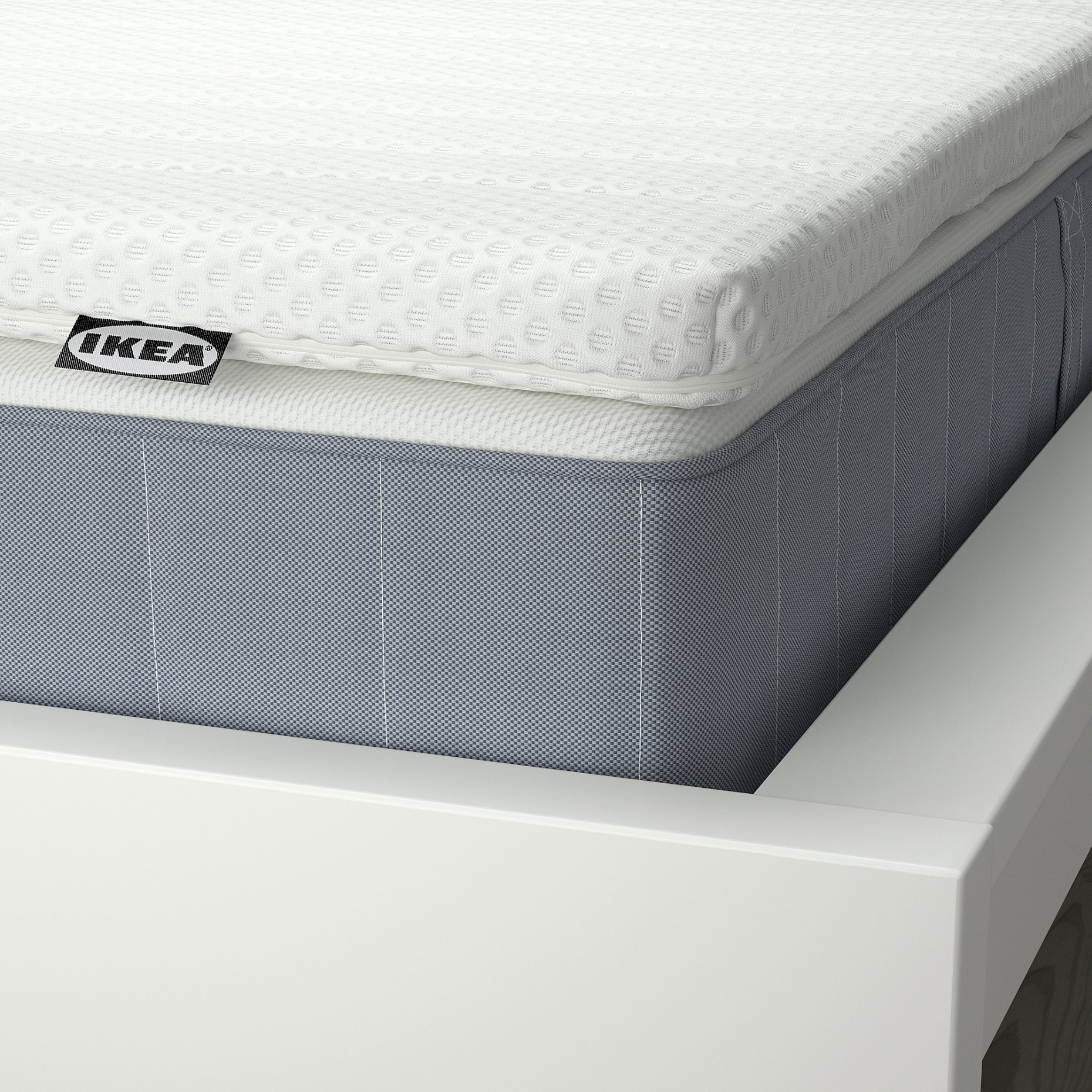 VESTERÖY, mattress firm and mattress pad, 90x200 cm, 295.723.05