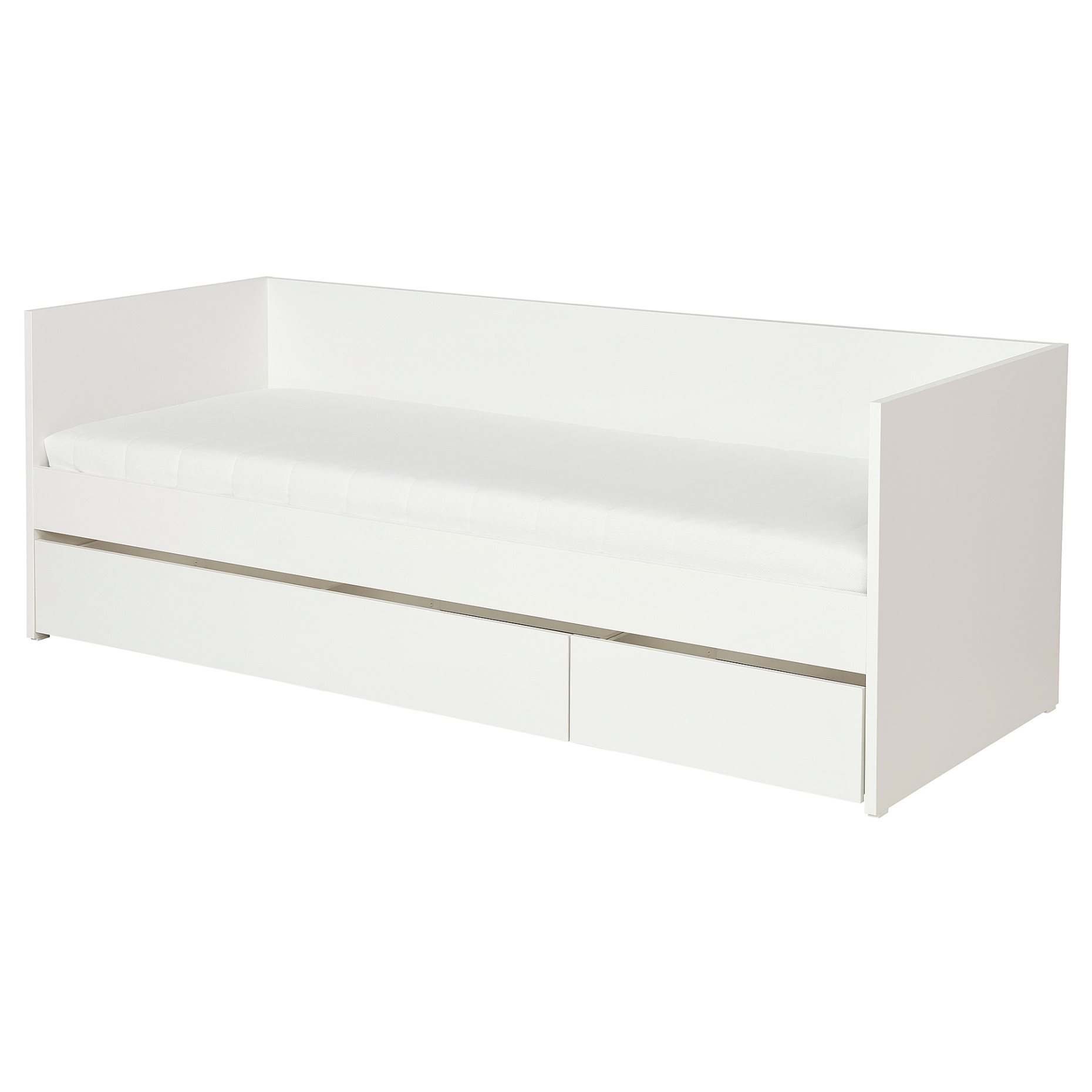 VIHALS, κρεβάτι επισκέπτη day bed με αποθήκευση και 1 στρώμα, 80x200 cm, 295.805.84