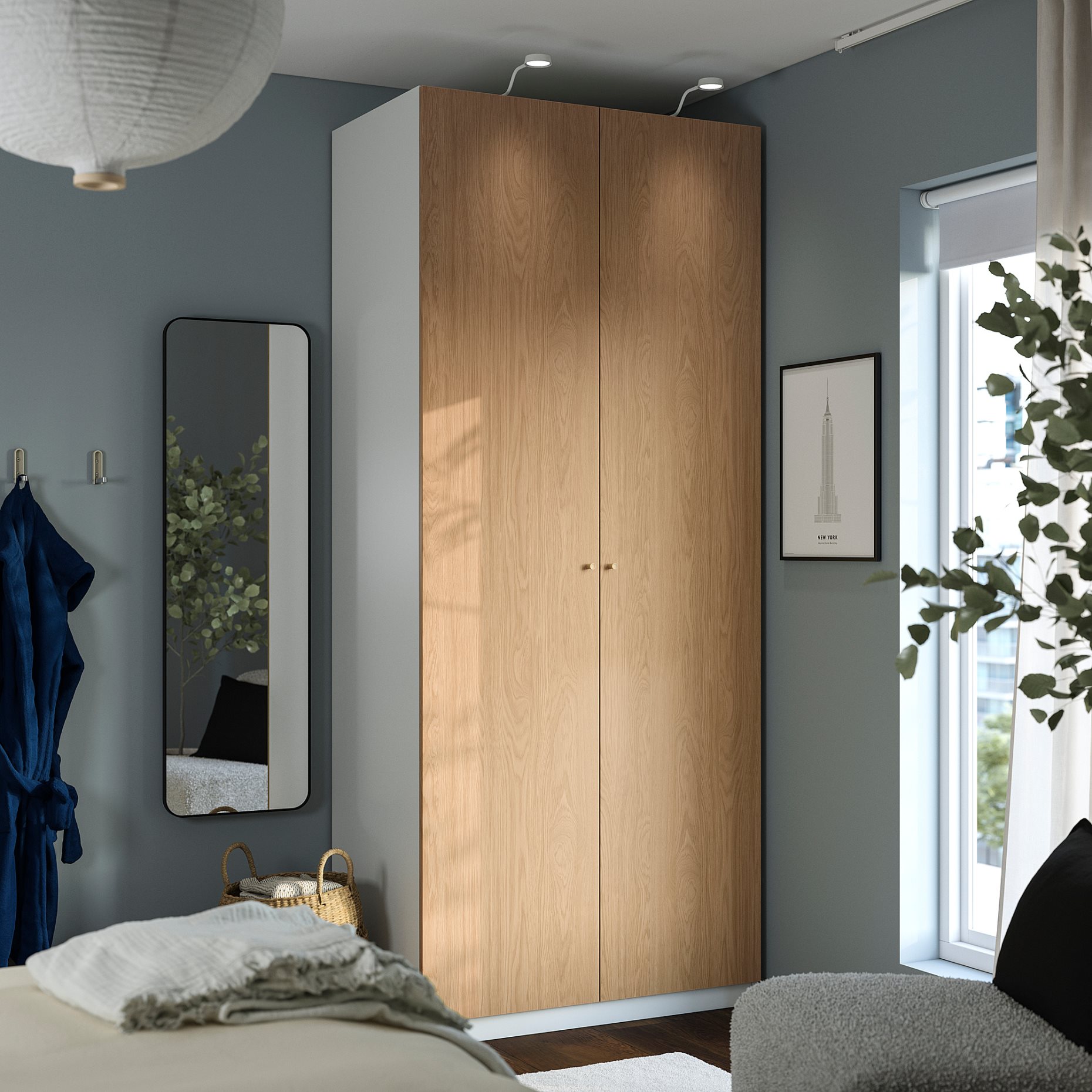 PAX/STORKLINTA, wardrobe combination, 100x60x236 cm, 296.091.39