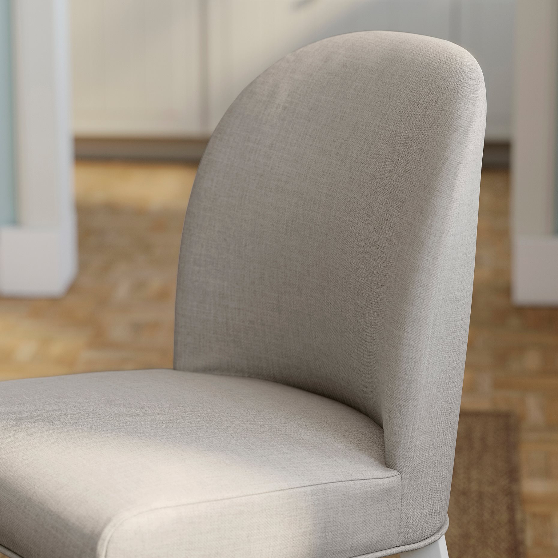 ROSENTORP, table and 4 chairs, 110/155 cm, 296.101.33