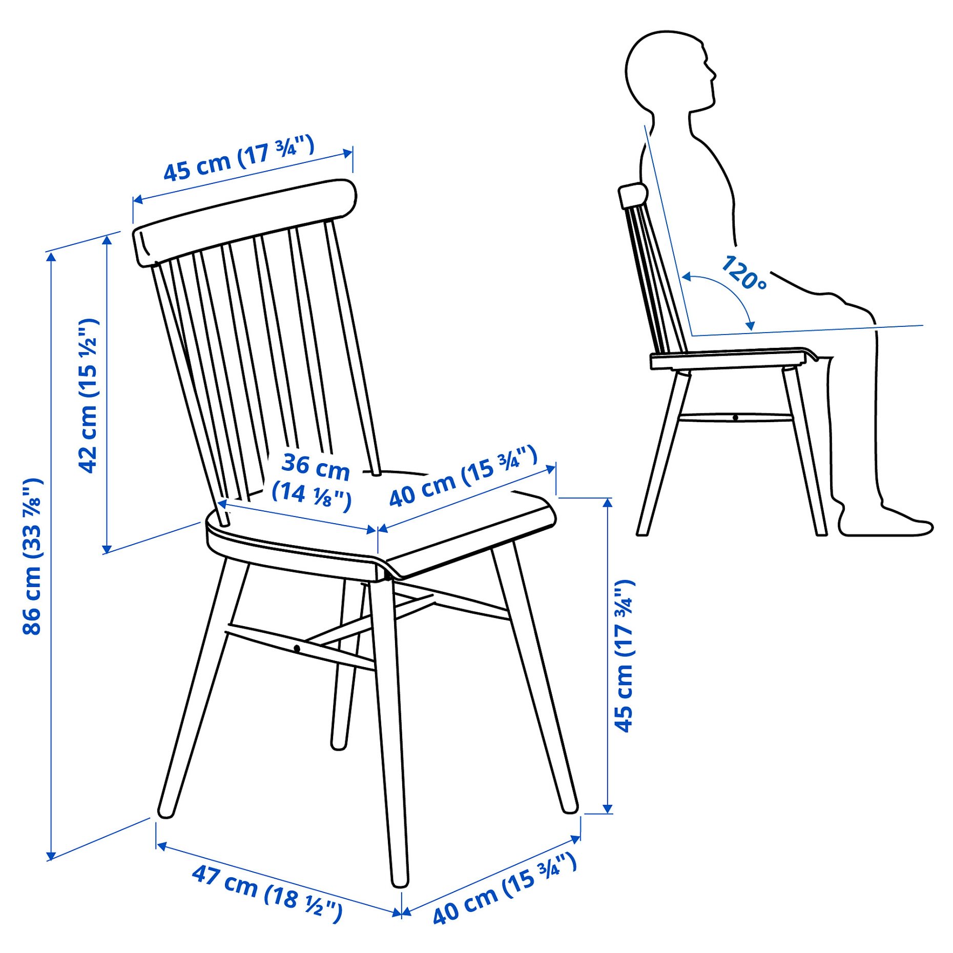 NÄSINGE/HÖGVED, τραπέζι και 2 καρέκλες, 80x60 cm, 296.101.47