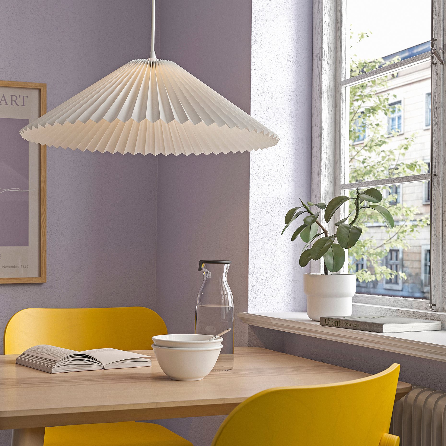 KUDDLAVA/HAVSDJ, pendant lamp, 59 cm, 296.123.92