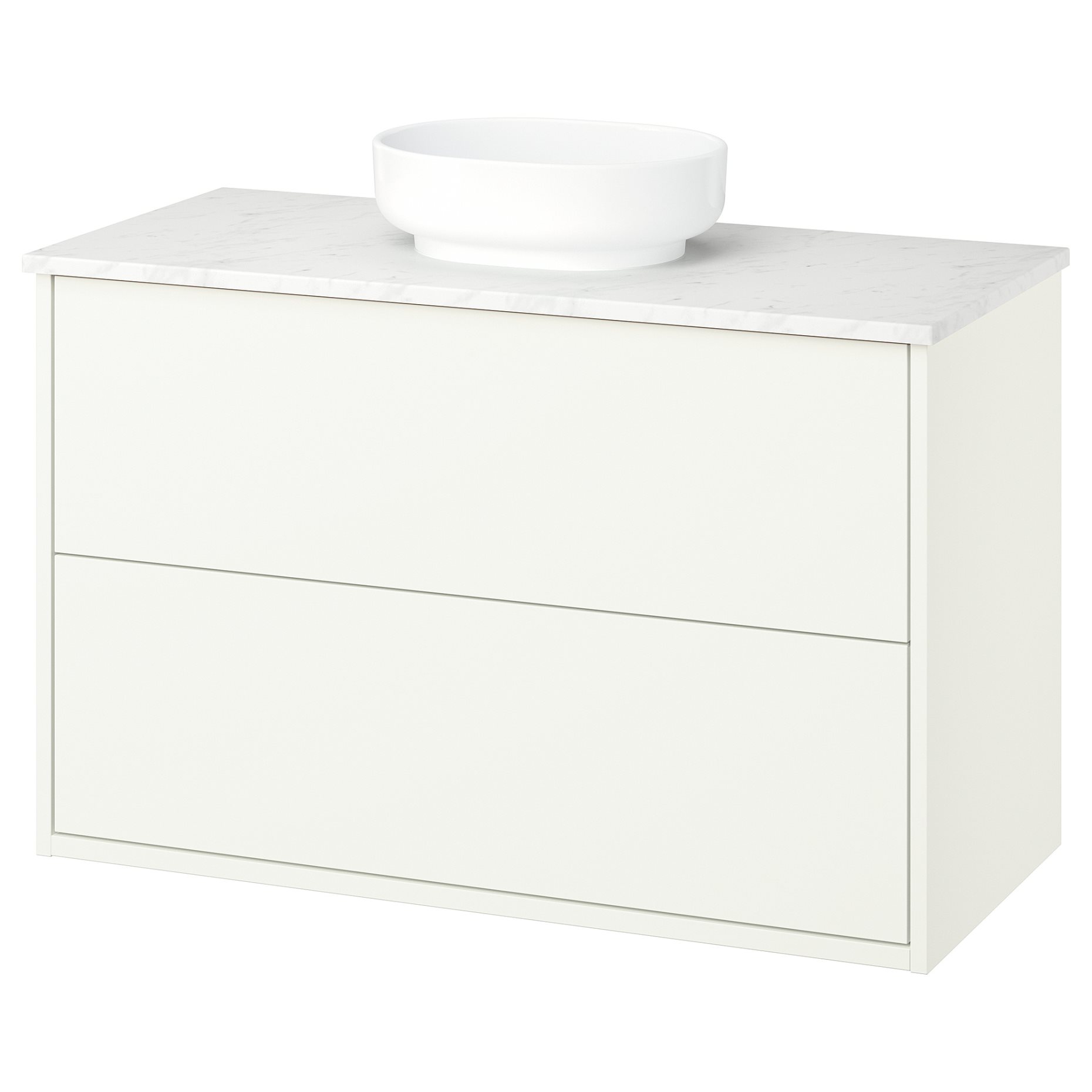 HAVBÄCK/VINDEL, wash-stand with drawers/wash-basin, 102x49x77 cm, 296.224.66