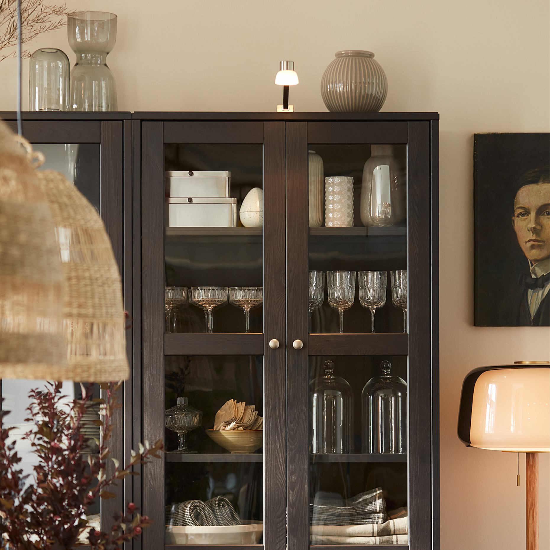 HAVSTA, glass-door cabinet, 303.910.59