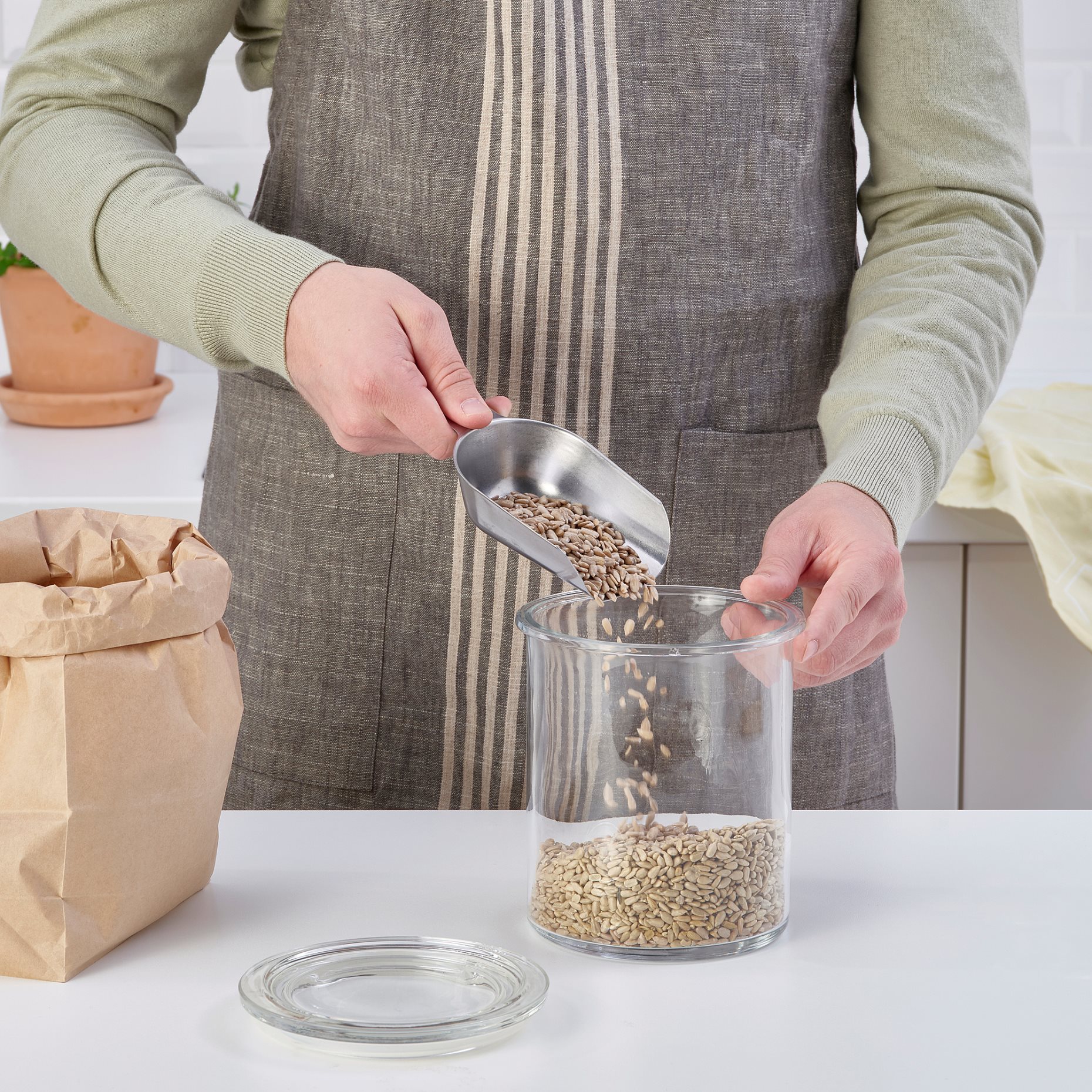 IKEA 365+, lid, round/glass, 303.934.97