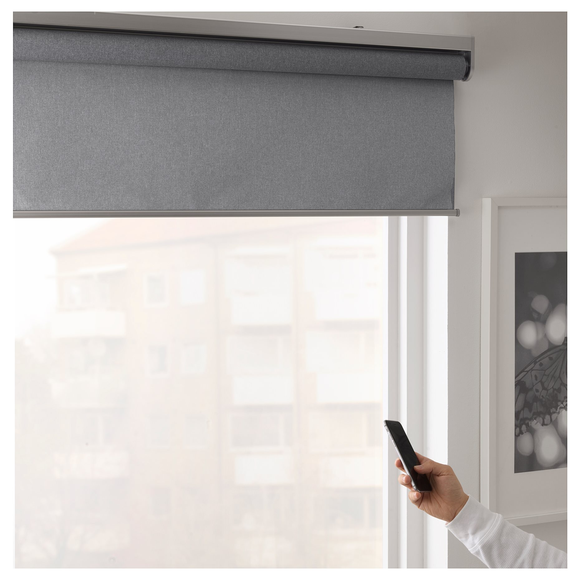 FYRTUR, block-out roller blind wireless/battery-operated, 304.081.73