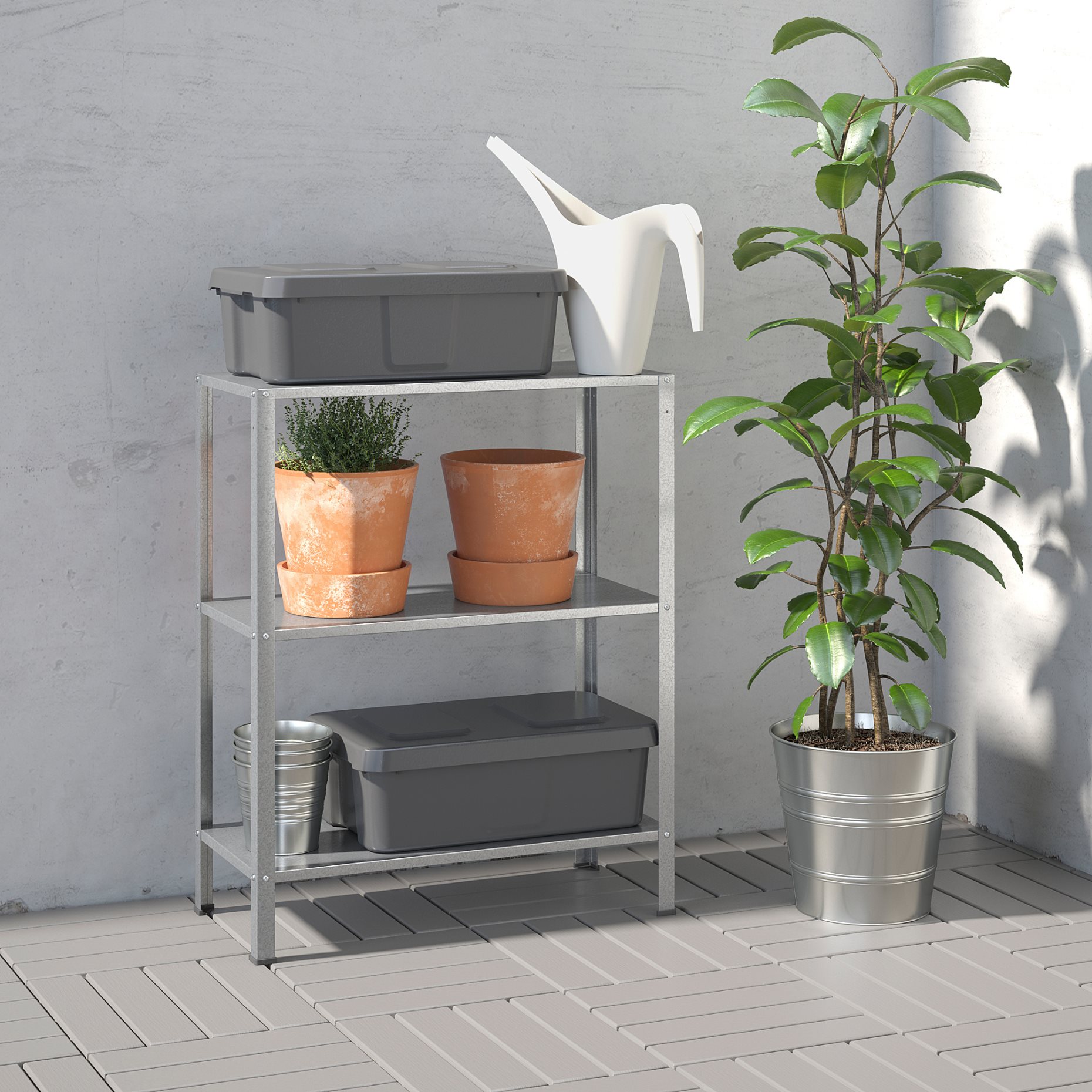 HYLLIS, shelving unit in/outdoor, 304.283.26