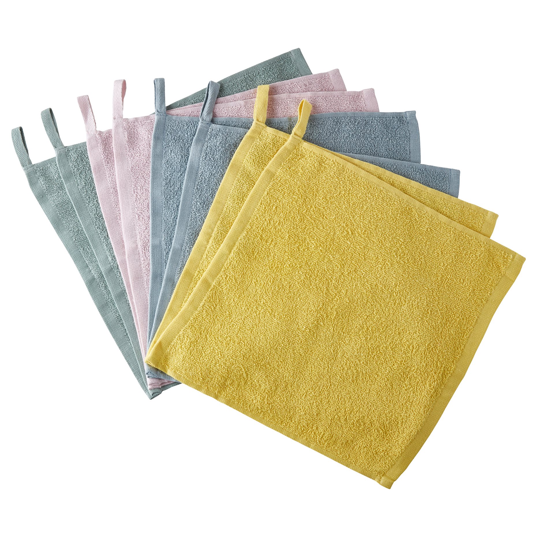 KRAMA, washcloth 30x30 cm, 8 pack, 304.549.09