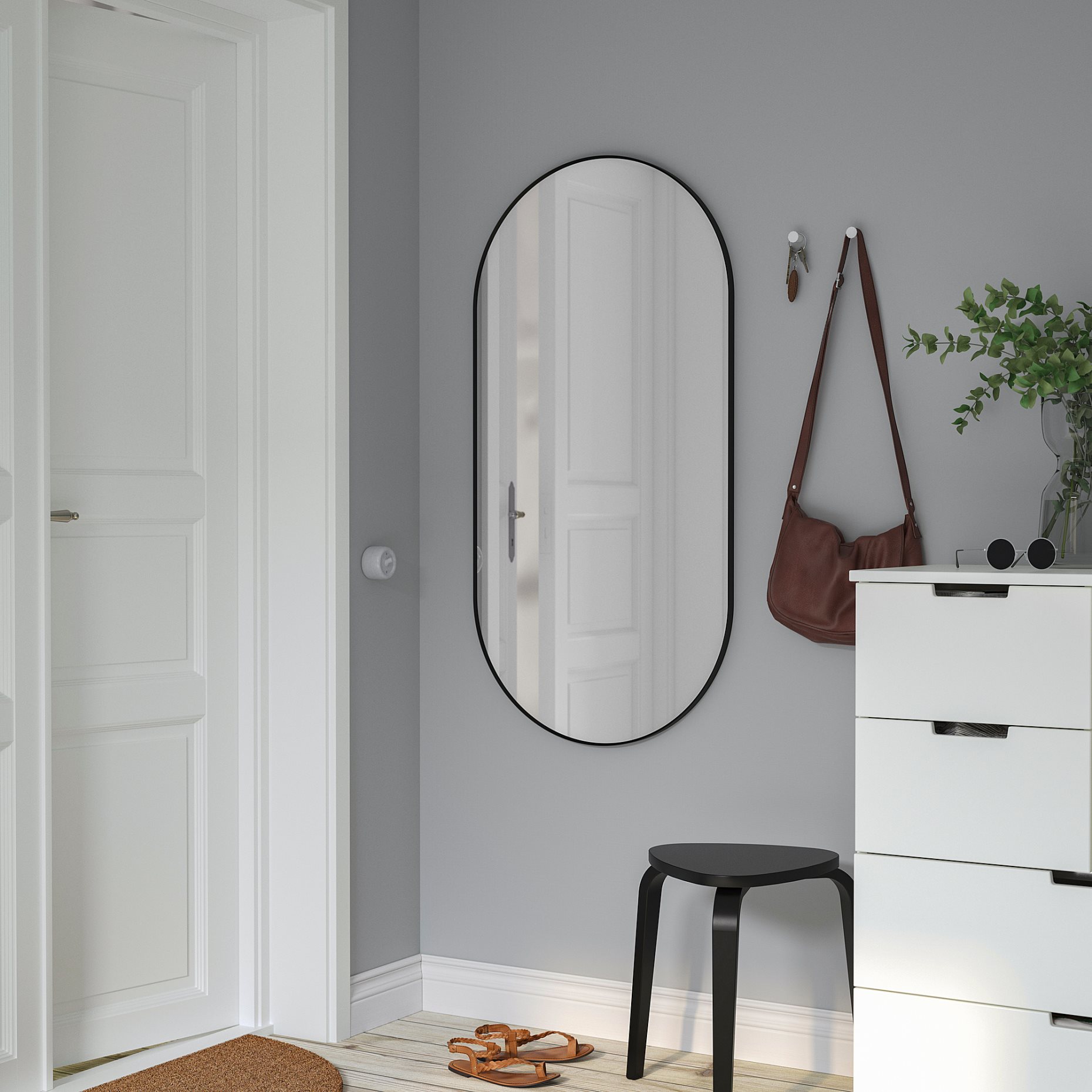 LINDBYN, mirror, 60x120 cm, 304.586.10