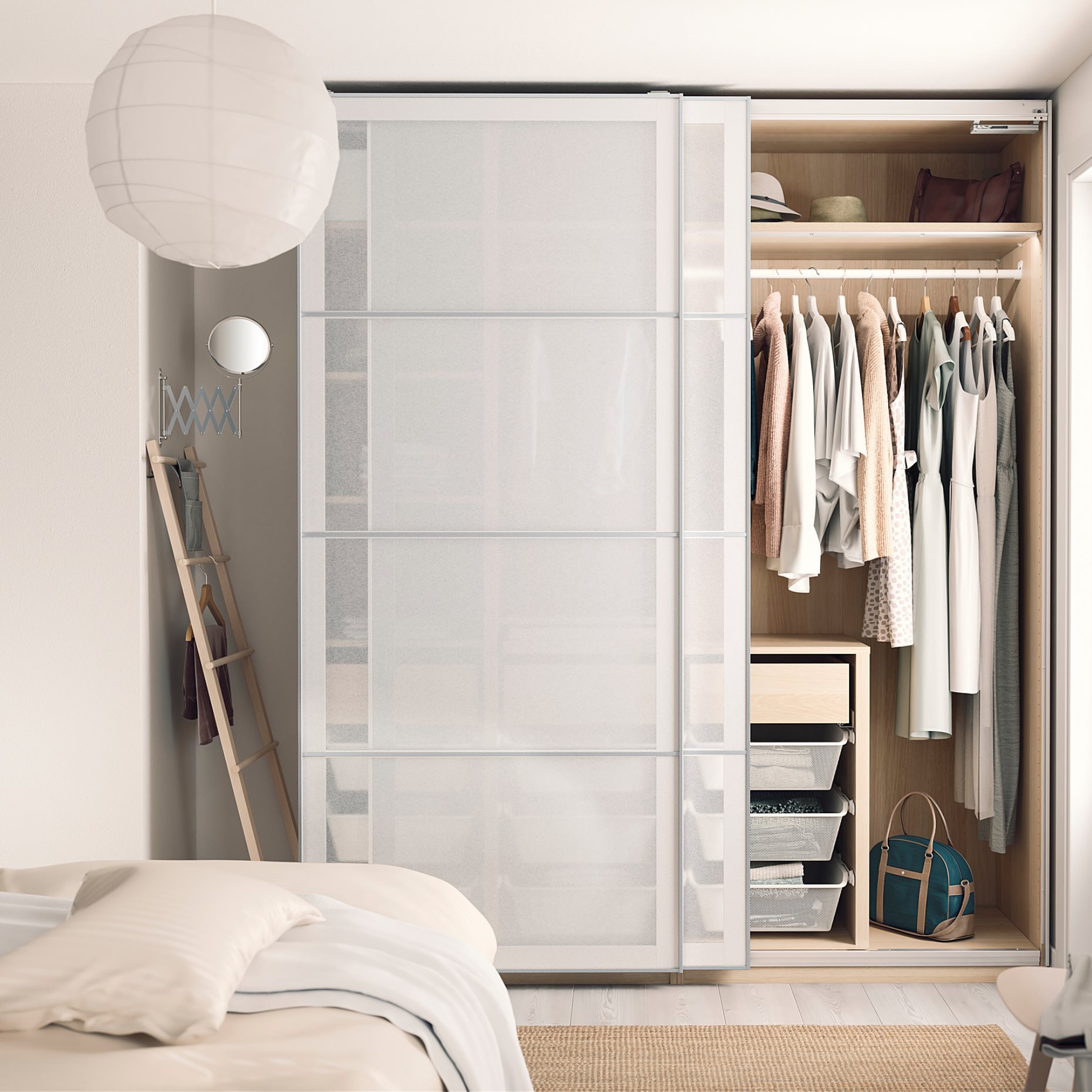 SVARTISDAL, 4 πάνελ για σκελετό συρόμενης πόρτας, 75x236 cm, 304.735.78