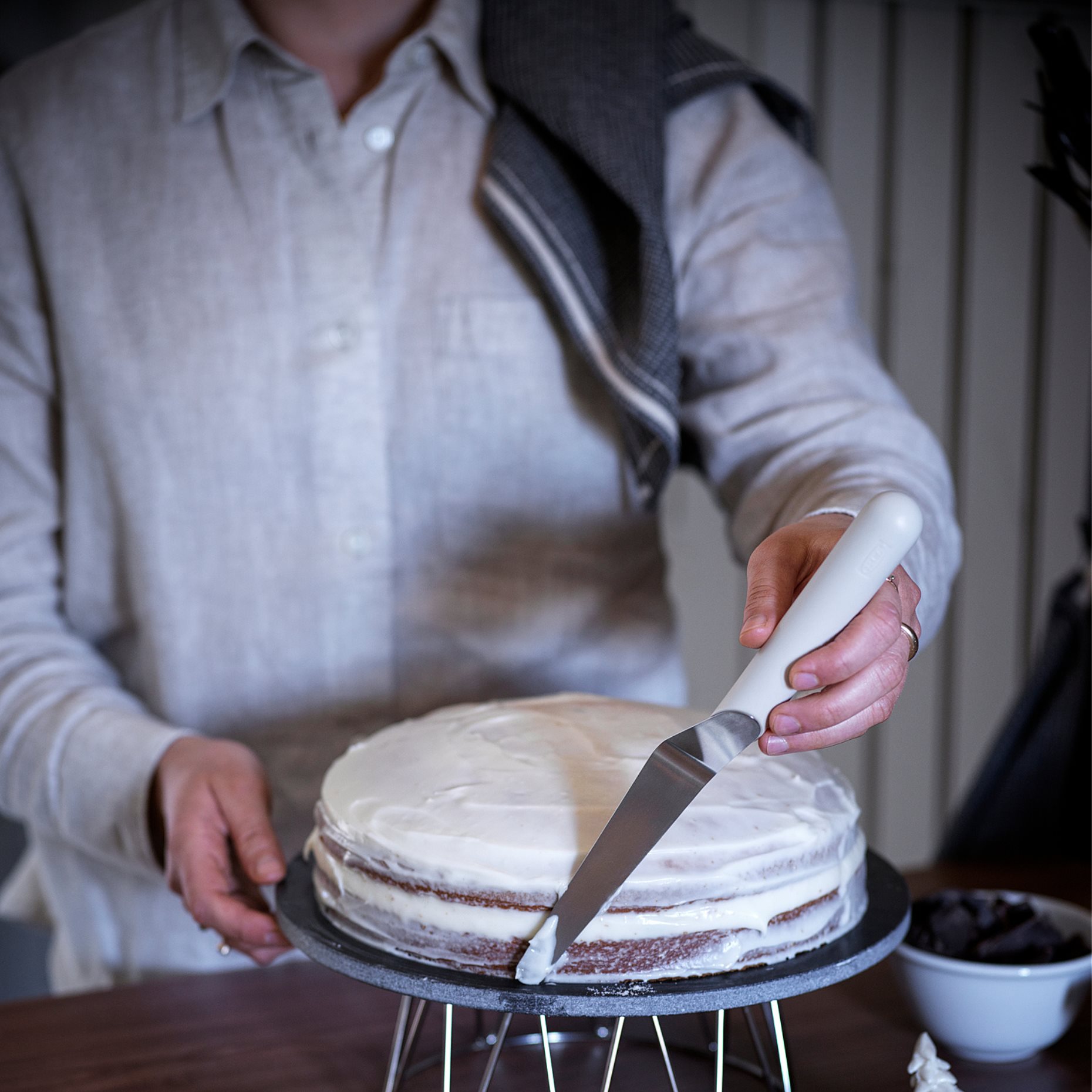 LÄTTBAKAD, offset spatula, 304.852.65