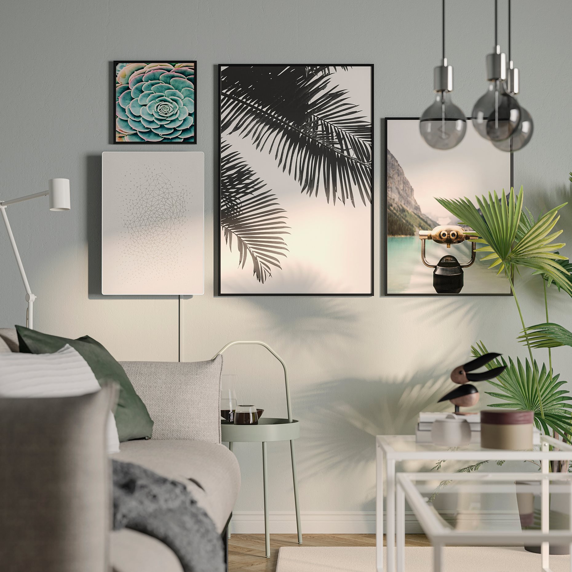 SYMFONISK, picture frame with WiFi speaker, 304.873.25