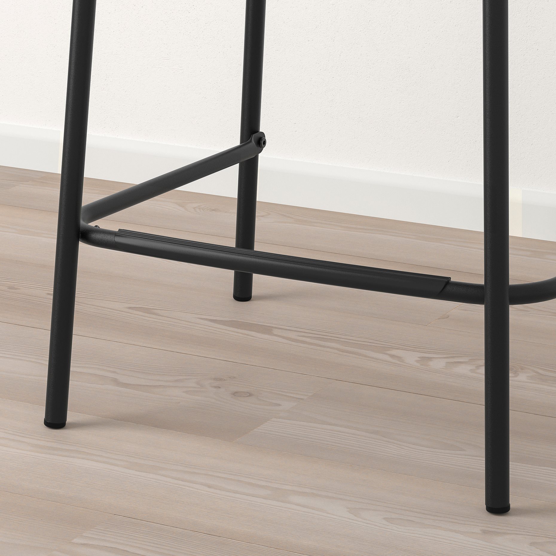 STIG, bar stool with backrest, 63 cm, 304.984.18