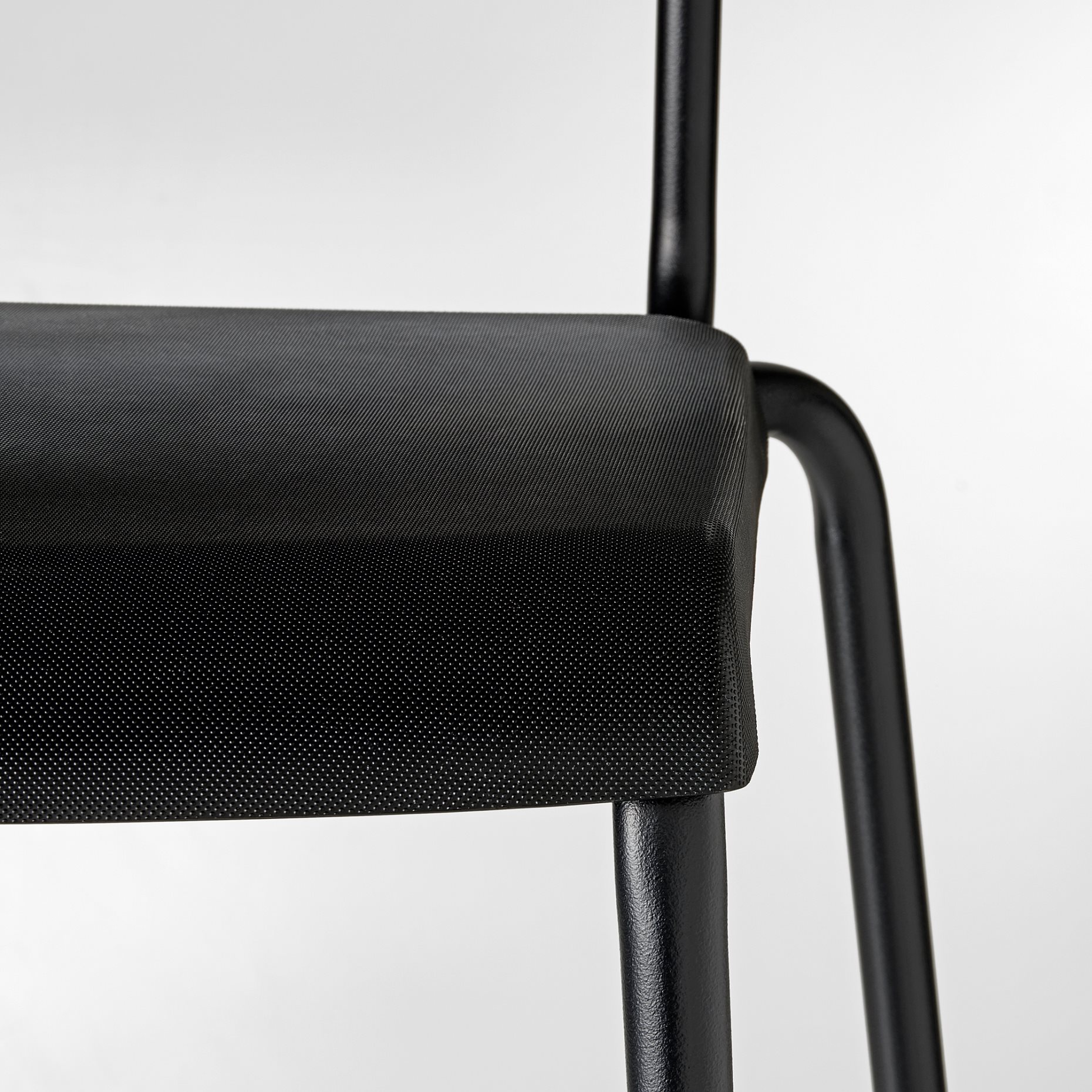 STIG, bar stool with backrest, 63 cm, 304.984.18