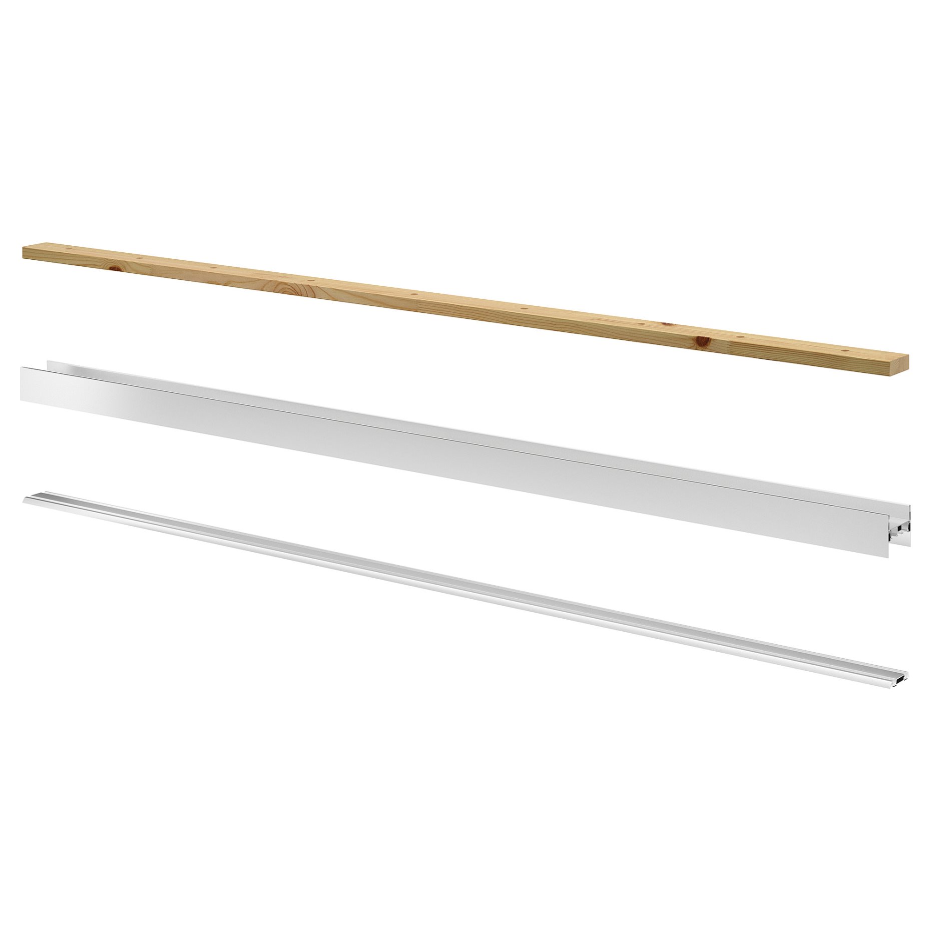 SKYTTA, ράγα για σκελετό συρόμενης πόρτας, διπλό σιδηρόδρομο, 305.000.63