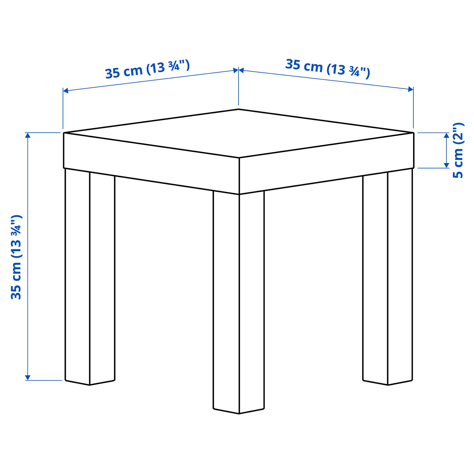 LACK, side table, 35x35 cm, 305.147.91