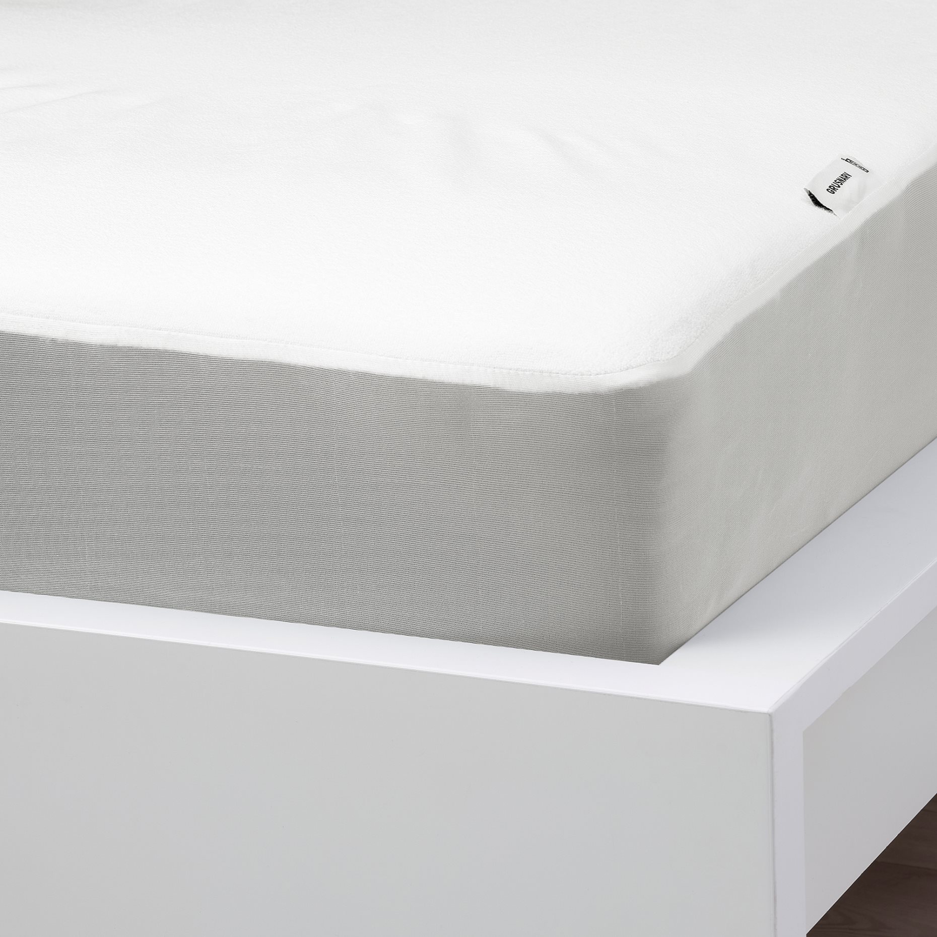 GRUSNARV, waterproof mattress protector, 90x200 cm, 305.221.35