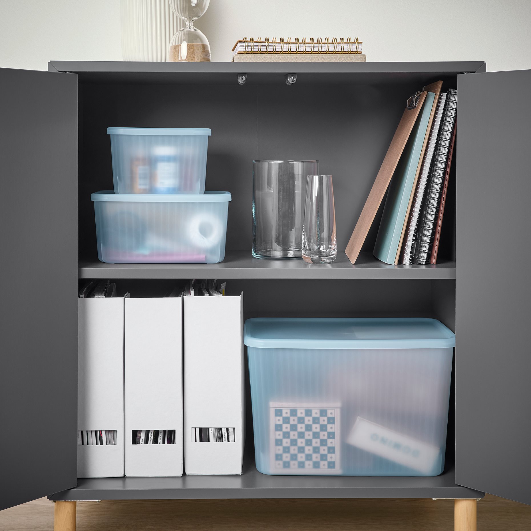 RYKTA, κουτί αποθήκευσης με καπάκι, 12x18x12 cm/1.5 l, 305.332.09