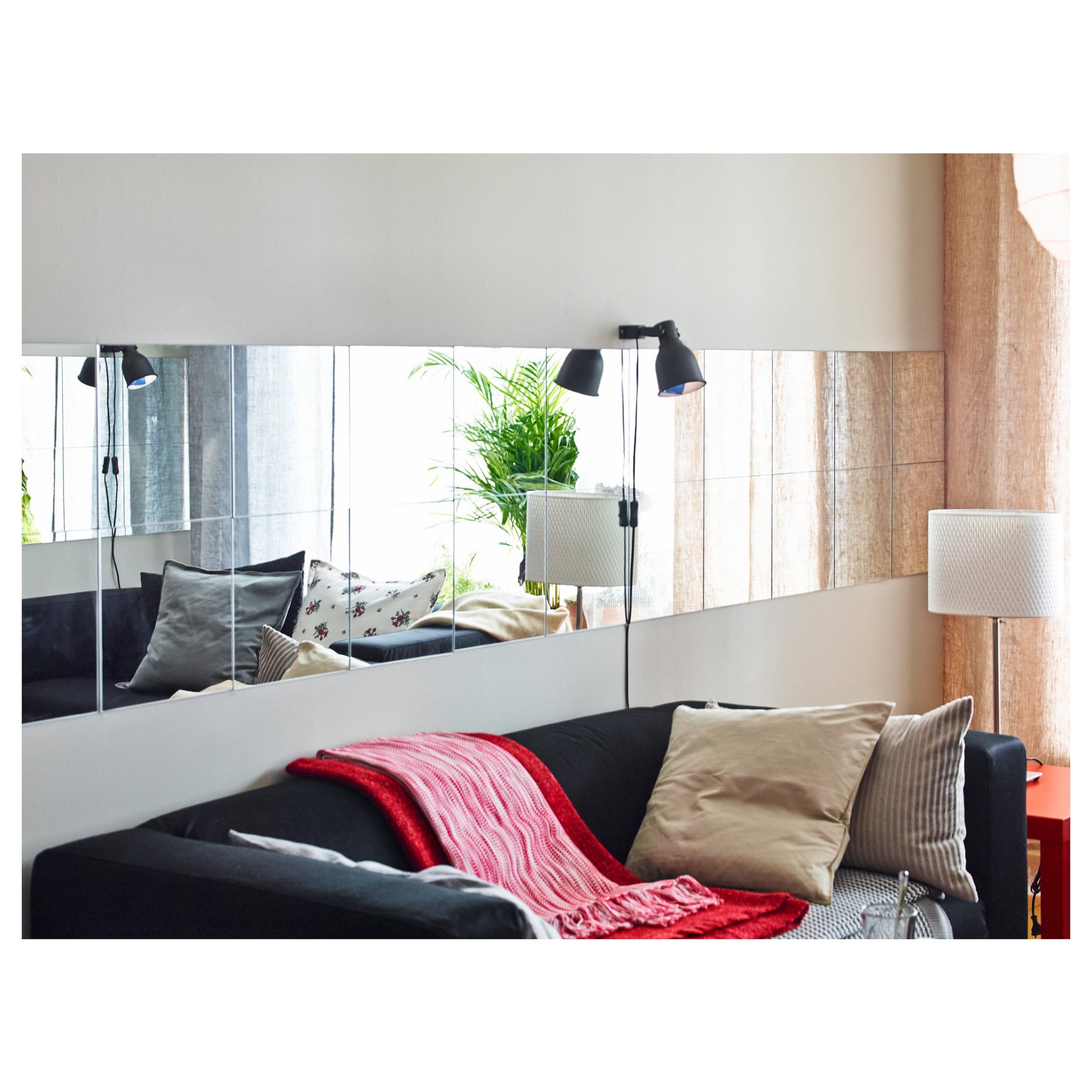 BLODLÖNN, καθρέφτης, 30x30 cm, 305.423.79