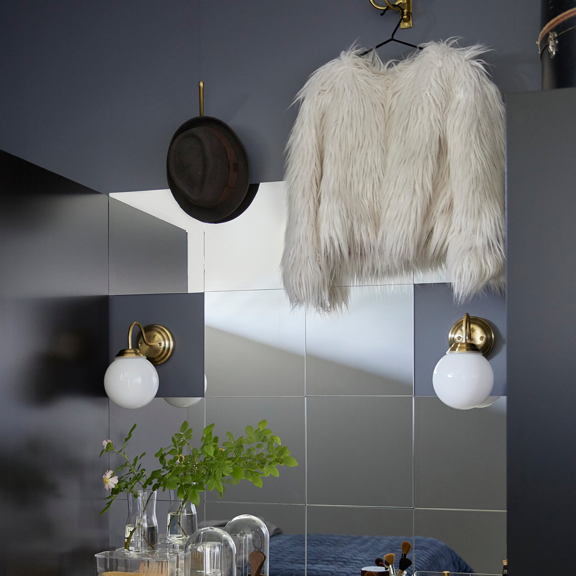 BLODLÖNN, καθρέφτης, 30x30 cm, 305.423.79