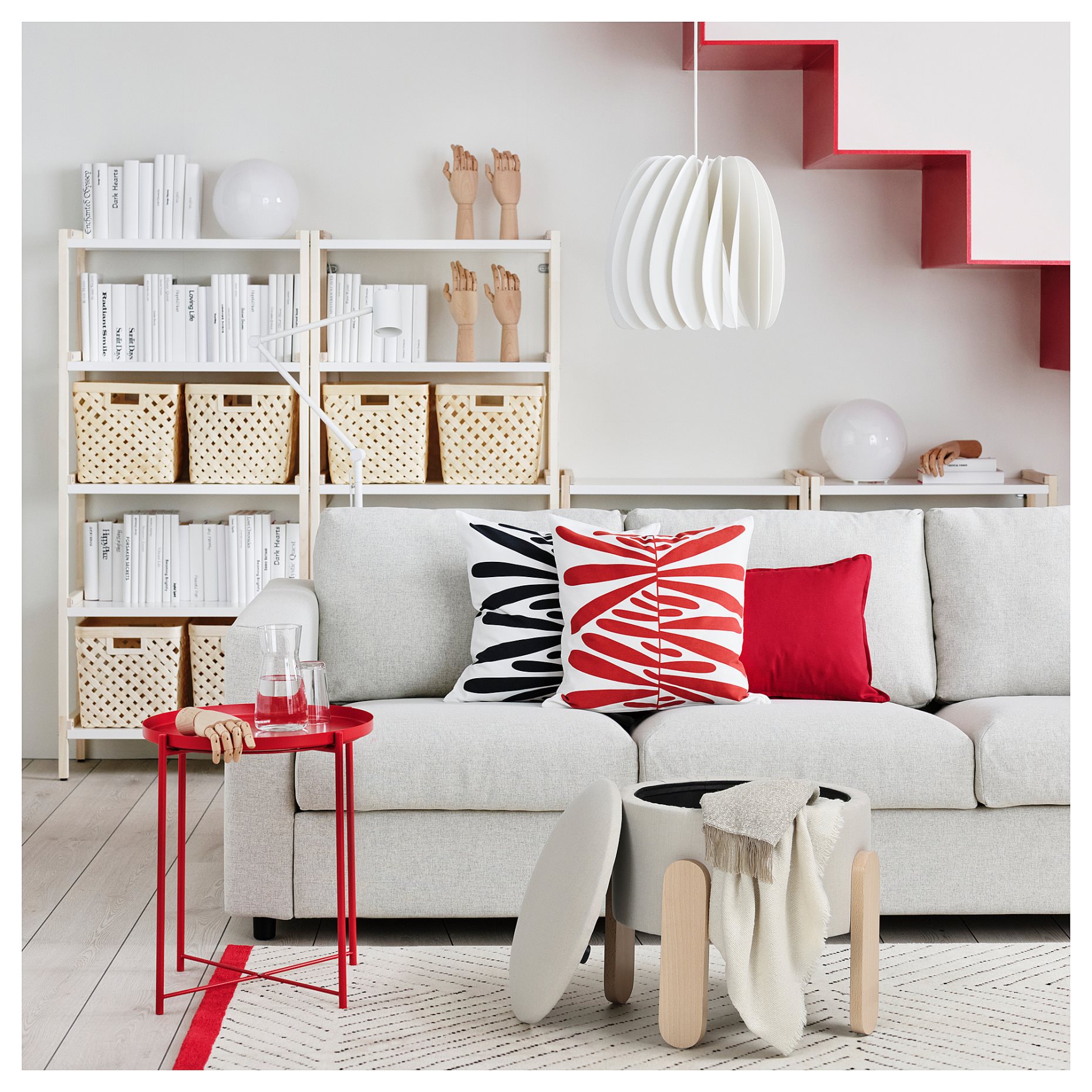 FORLUNDA, pouffe with storage, 305.527.64