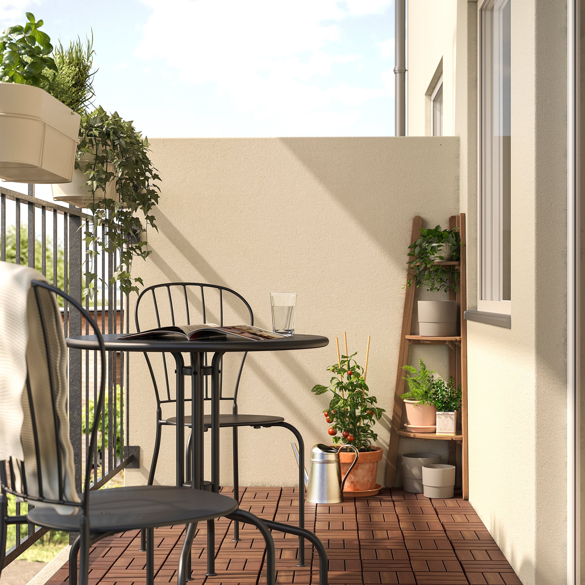 ASKHOLMEN, plant stand/outdoor, 45x32x116 cm, 305.575.06