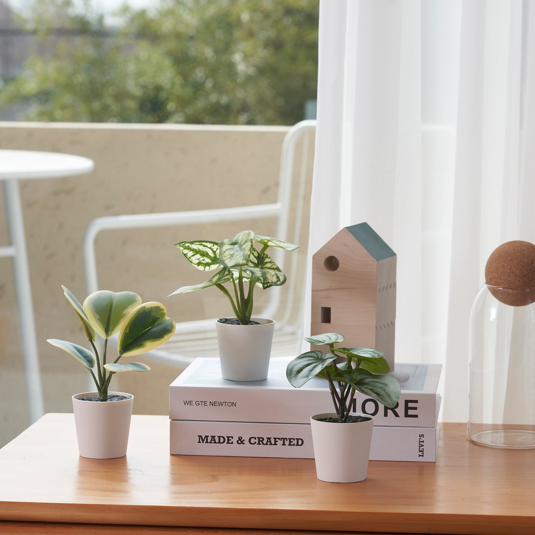 FEJKA, τεχνητό φυτό με κασπό εσωτερικού/εξωτερικού χώρου/μπιγκόνια, σετ 3 τεμ., 305.596.47