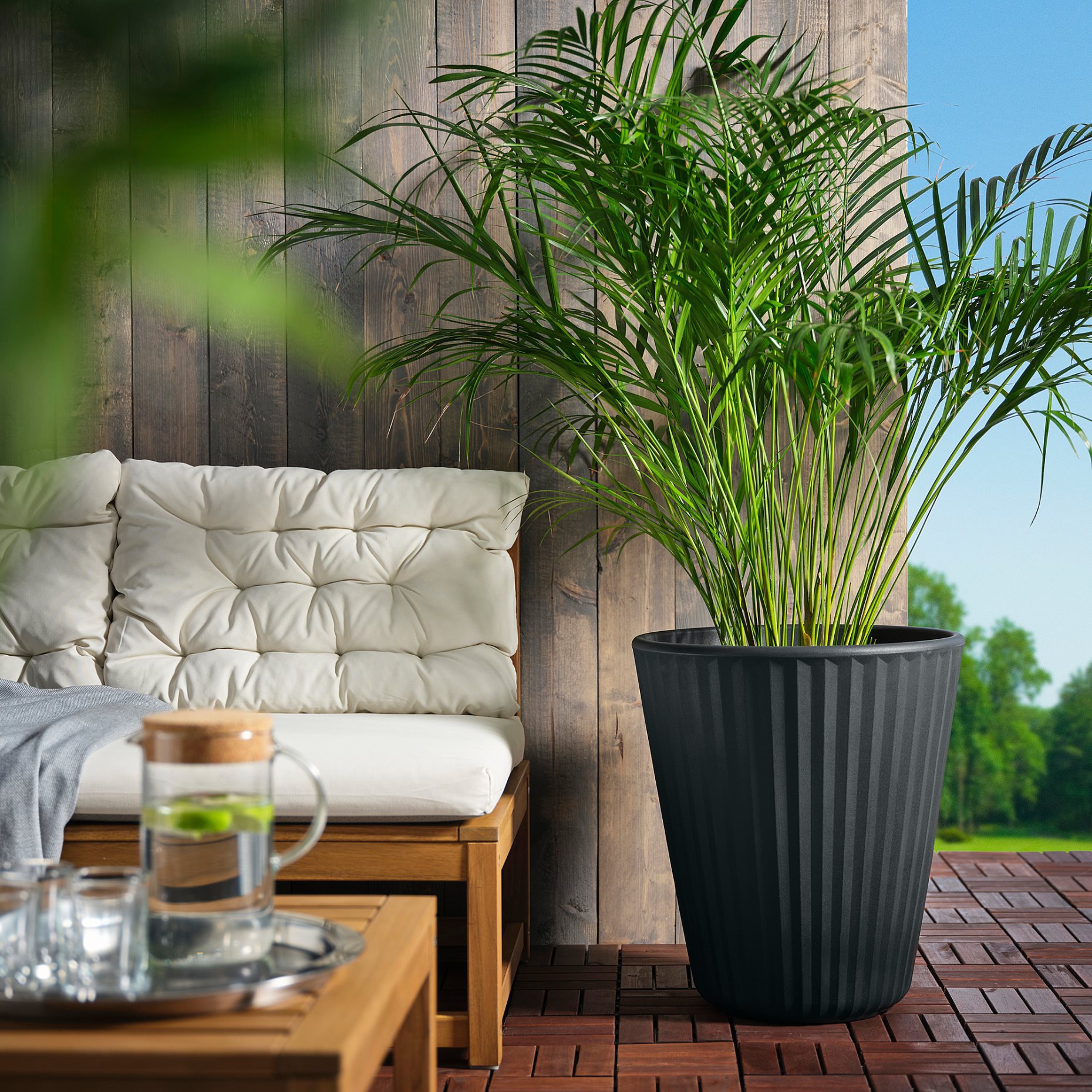 BJORNBAMBU, plant pot/in/outdoor, 41 cm, 305.612.97