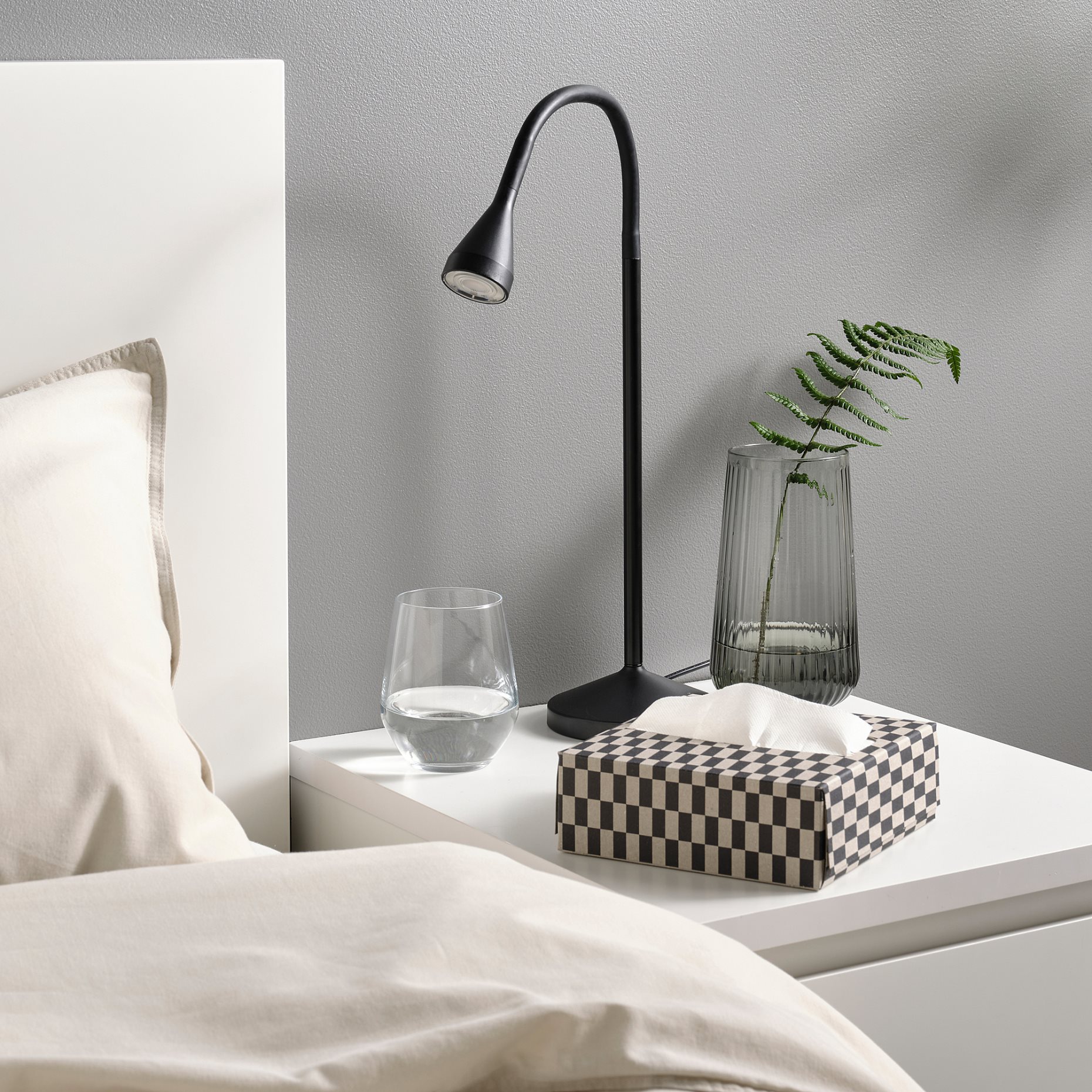 RODKNOT, paper napkin check pattern 16x32 cm/100 pack, 200g, 305.646.77