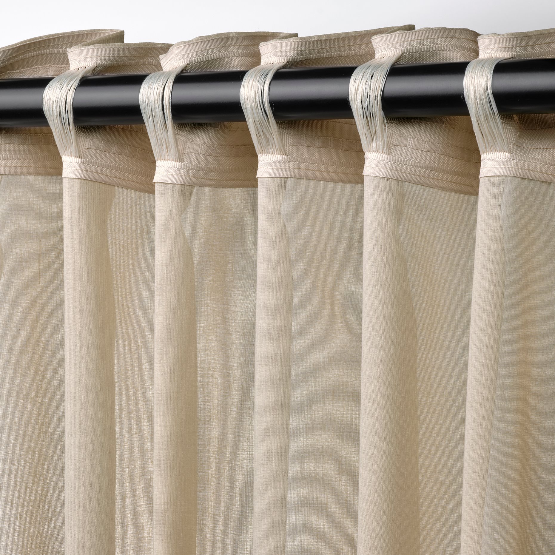 ROSENROBINIA, sheer curtains 1 pair, 145x300 cm, 305.648.56
