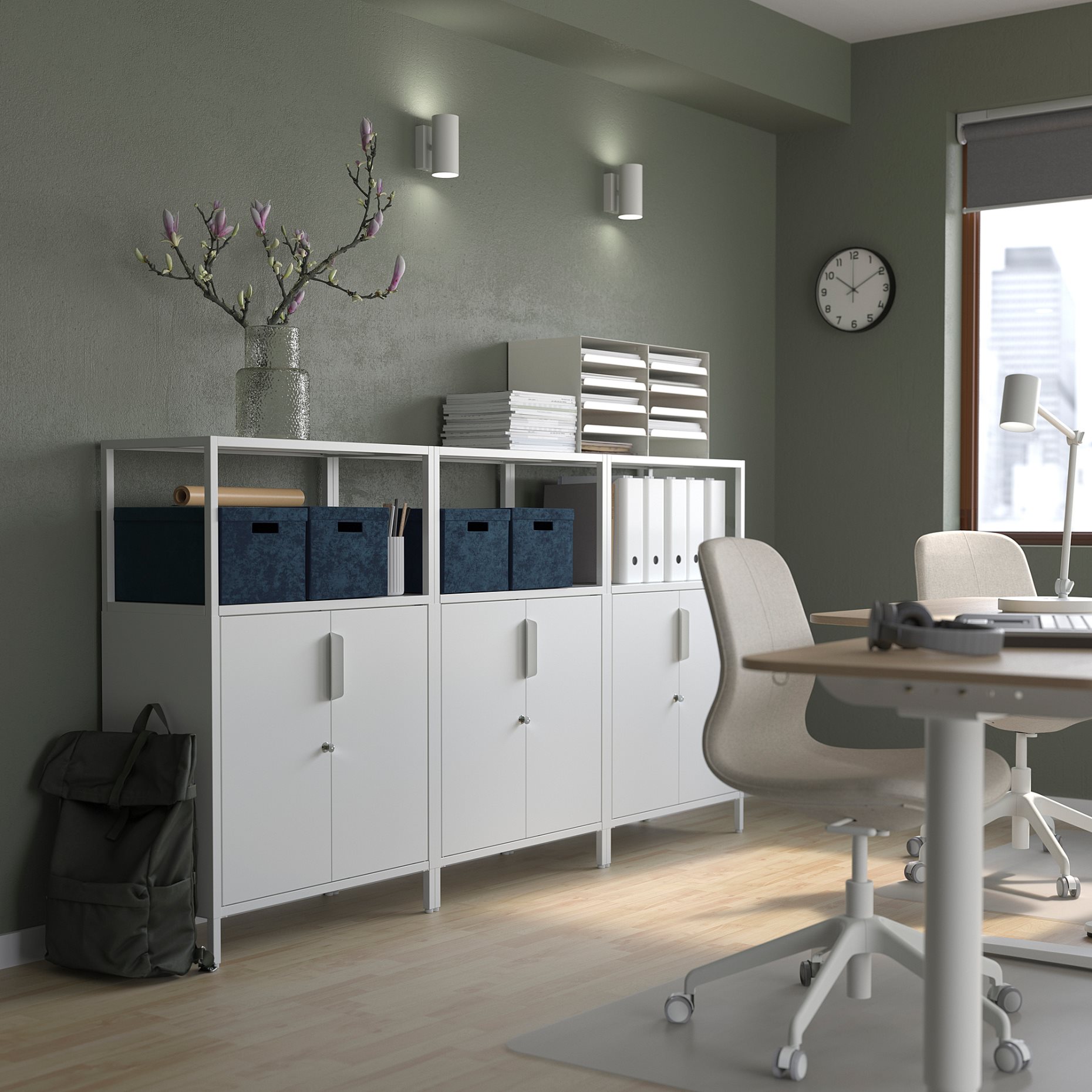 GJÄTTA, storage box with lid/velvet, 25x35x20 cm, 305.704.47