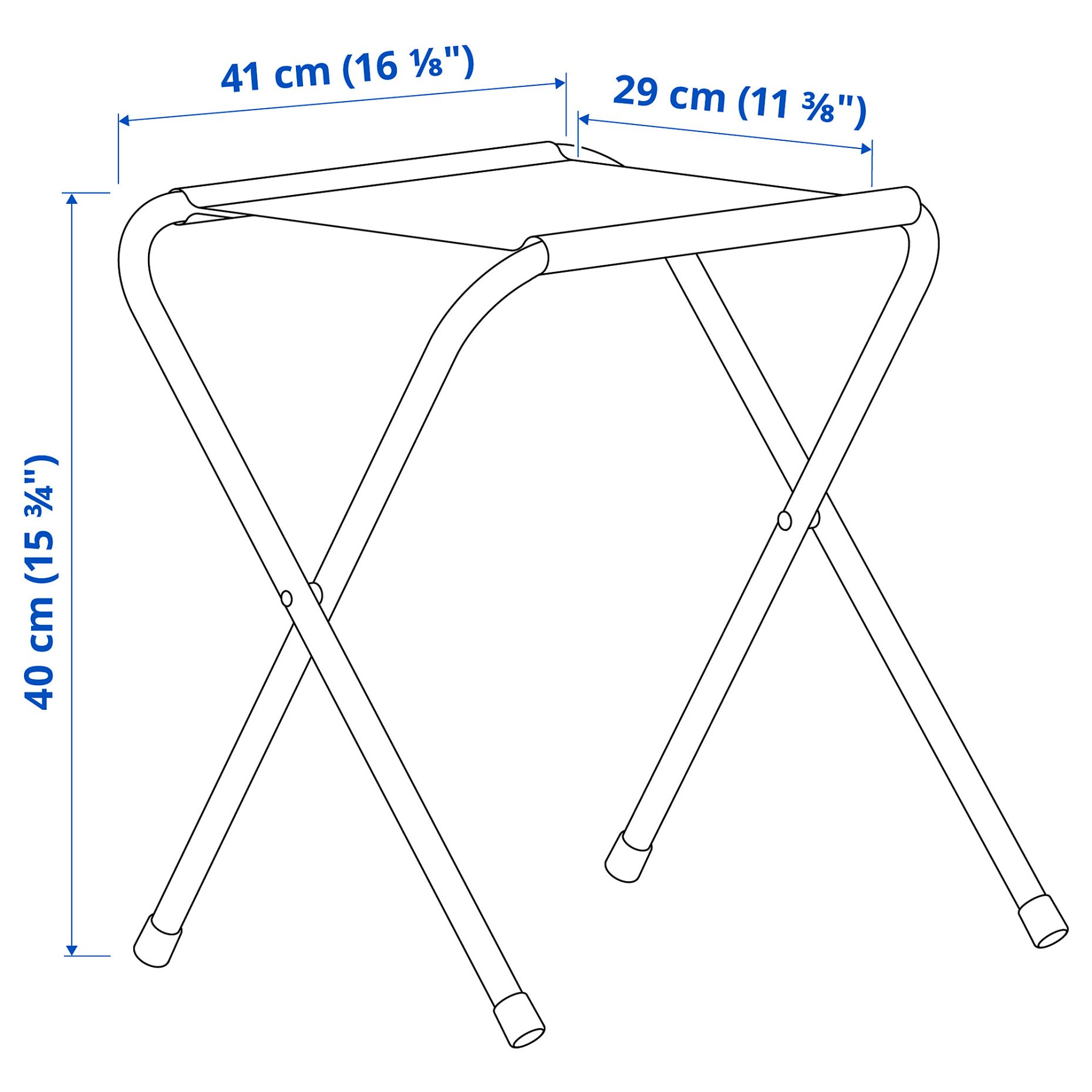 STRANDÖN, folding stool, 305.758.45