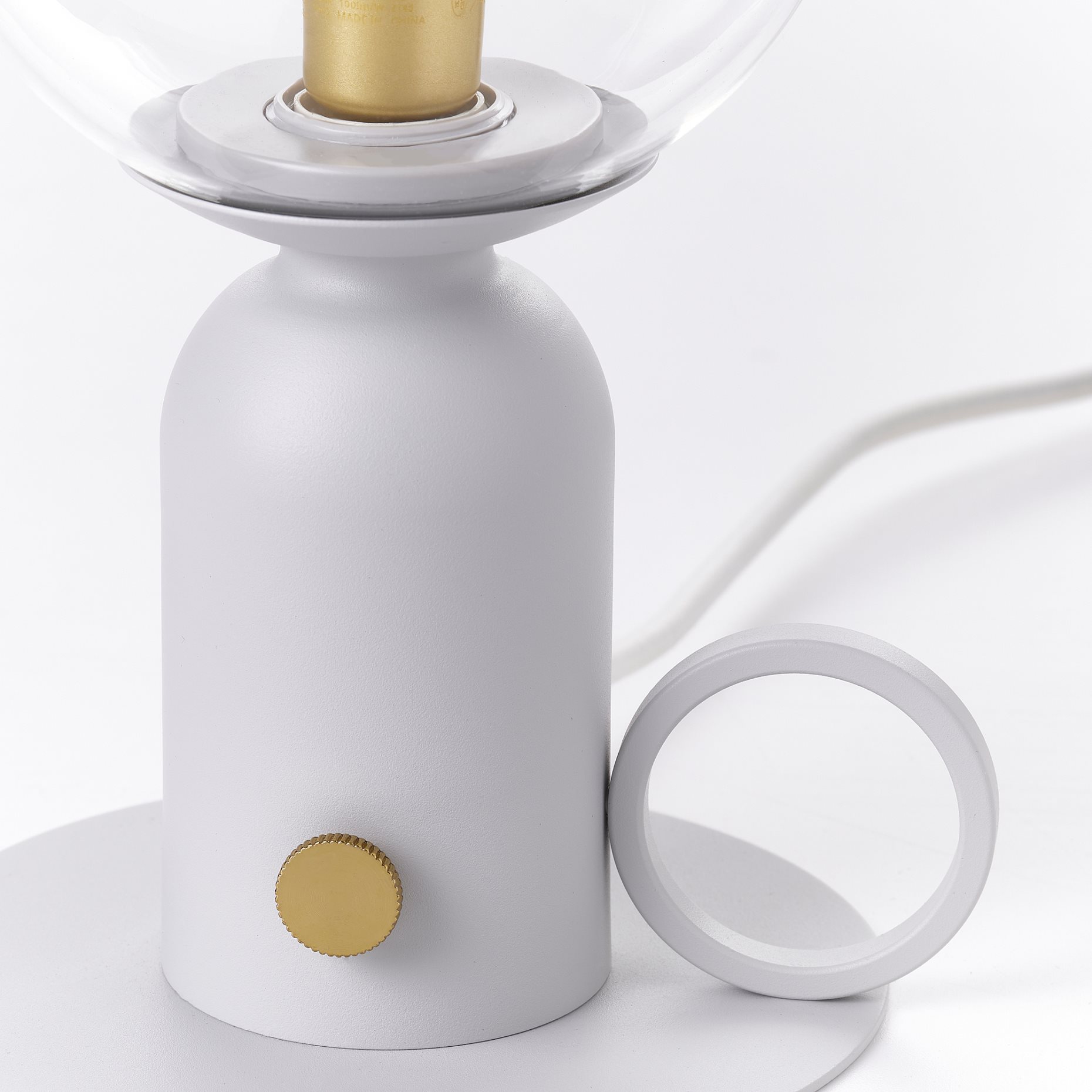 ÅSKMULLER, table lamp dimmable, 24 cm, 305.762.46