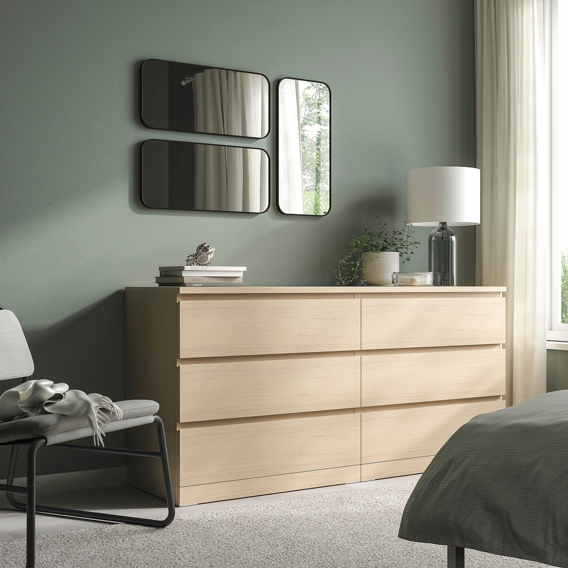 LINDBYN, mirror, 28x60 cm, 305.904.45