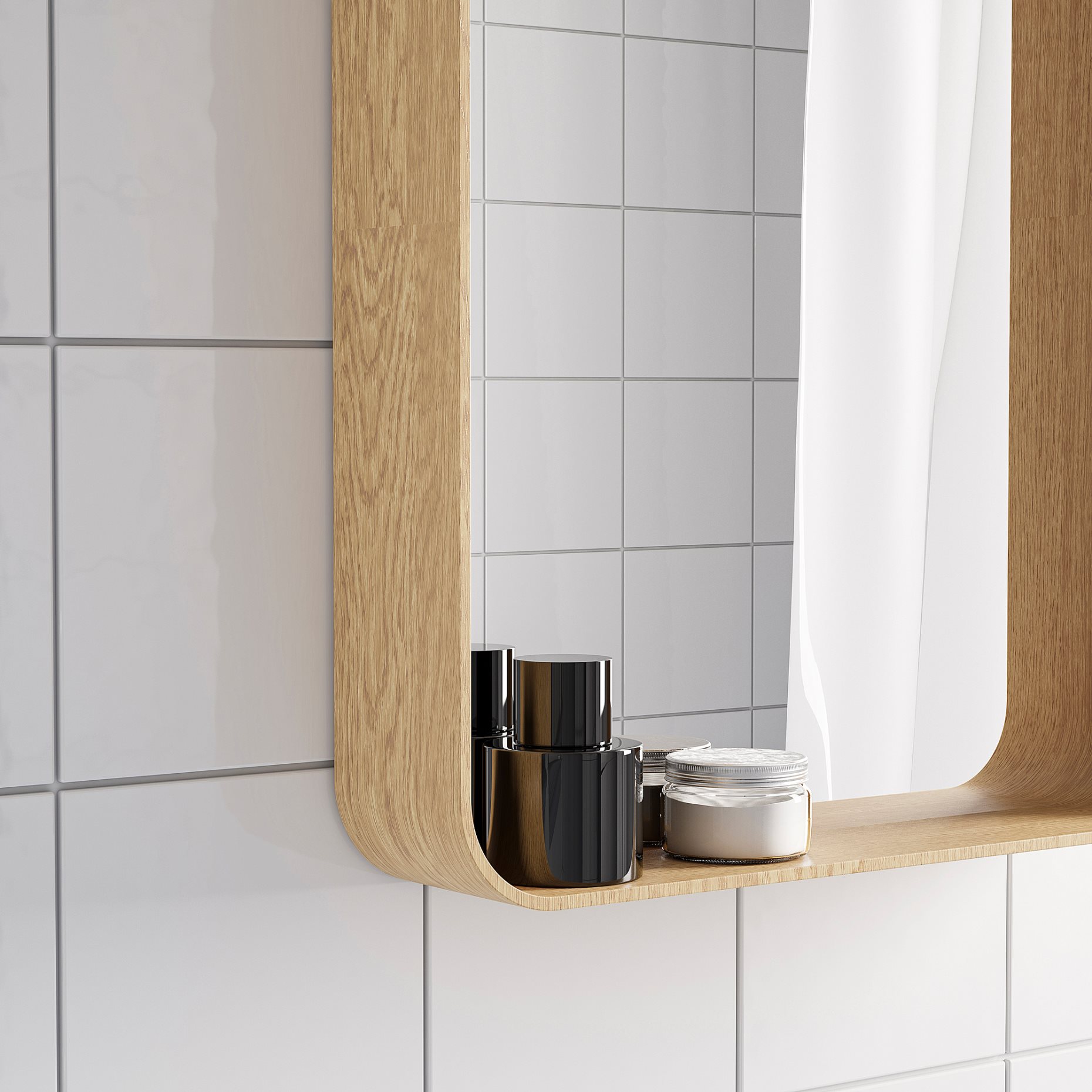 DVÄRGSYREN, καθρέφτης, 40x50 cm, 305.915.91