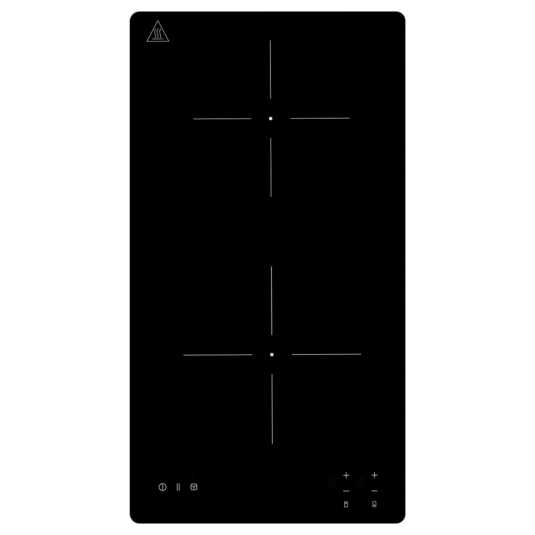 TILLREDA, φορητή επαγωγική εστία, 2 ζώνες, 305.931.23