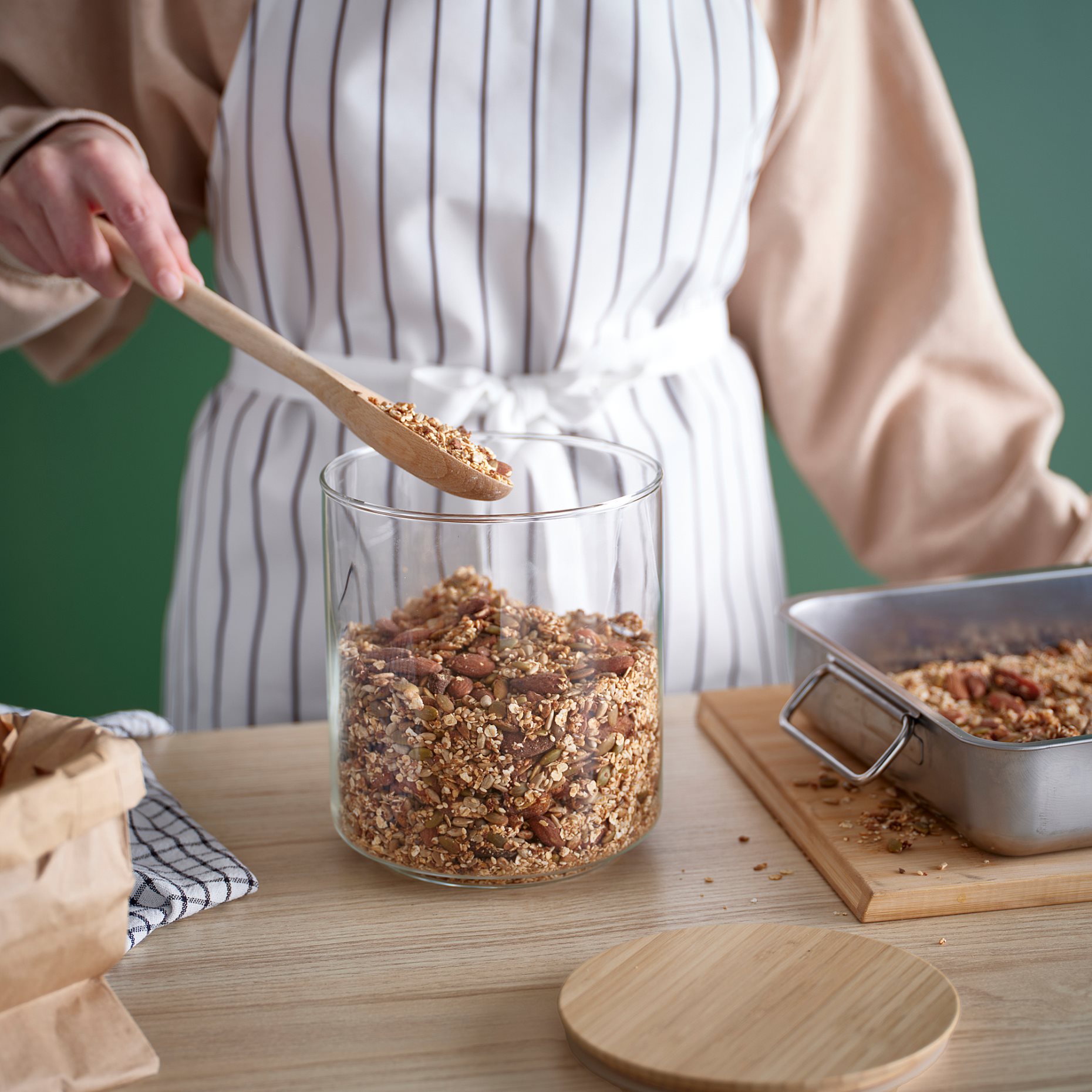 EKLATANT, βάζο με καπάκι, 2.3 l, 306.087.56