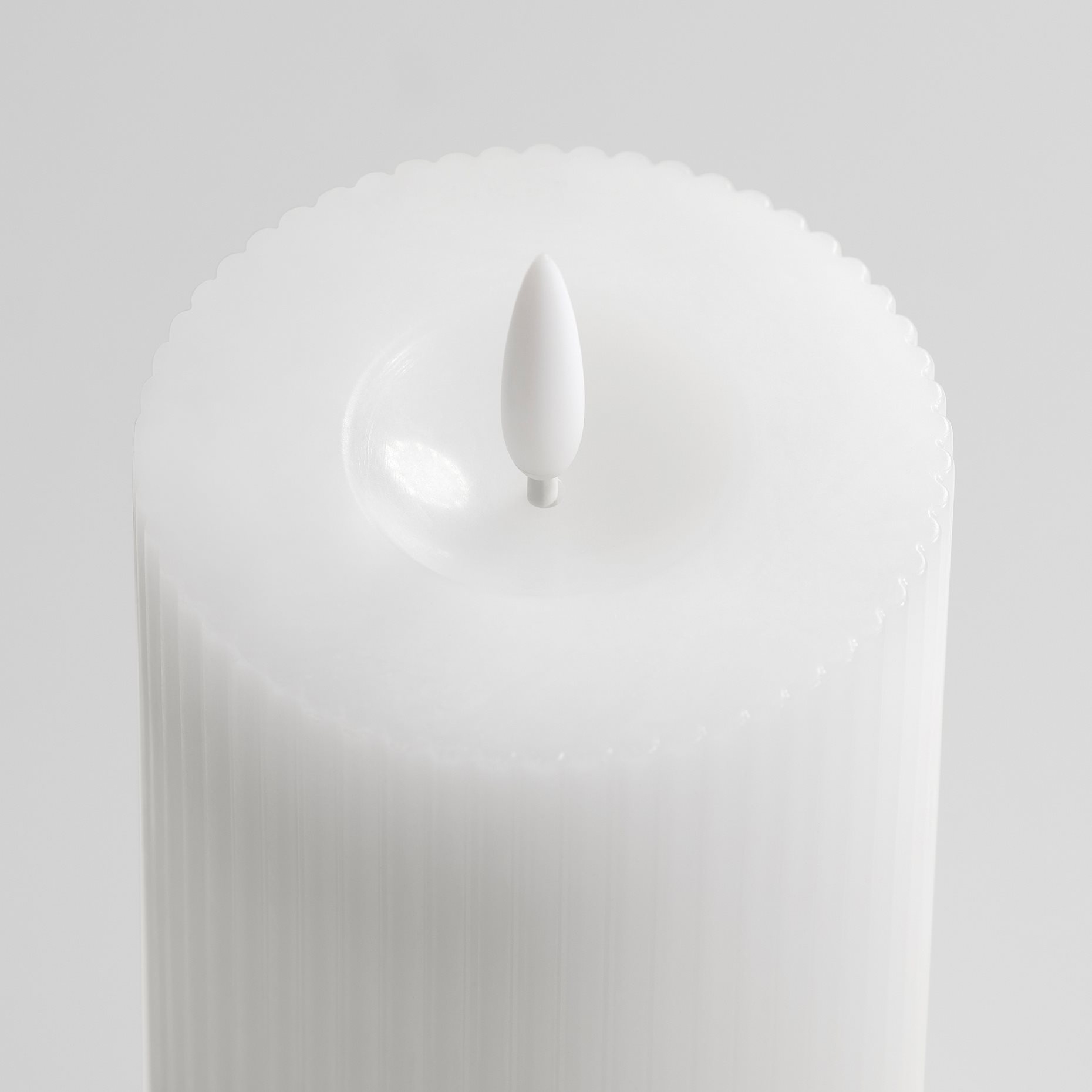 SILVERMÅS, κερί στήλη με ενσωματωμένο φωτισμό LED/λειτουργία με μπαταρία, σετ 3 τεμ., 306.115.94