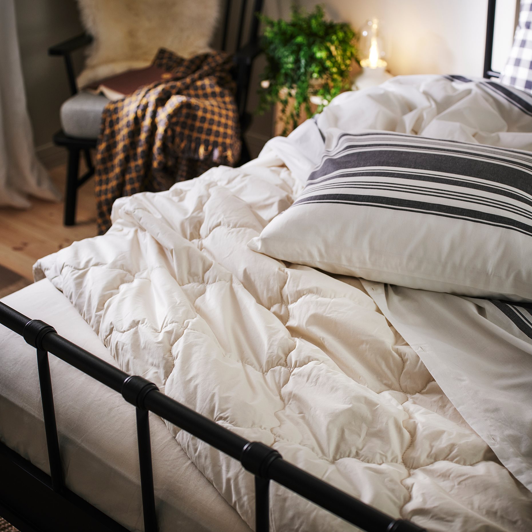 JÄTTEFRÄKEN, παπλωματοθήκη και μαξιλαροθήκη, 150x200/50x60 cm, 306.121.45