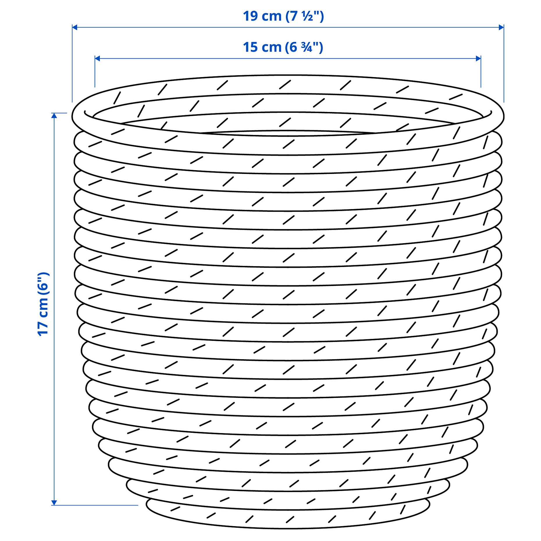 SANDÖDLA, plant pot, 15 cm, 306.301.68