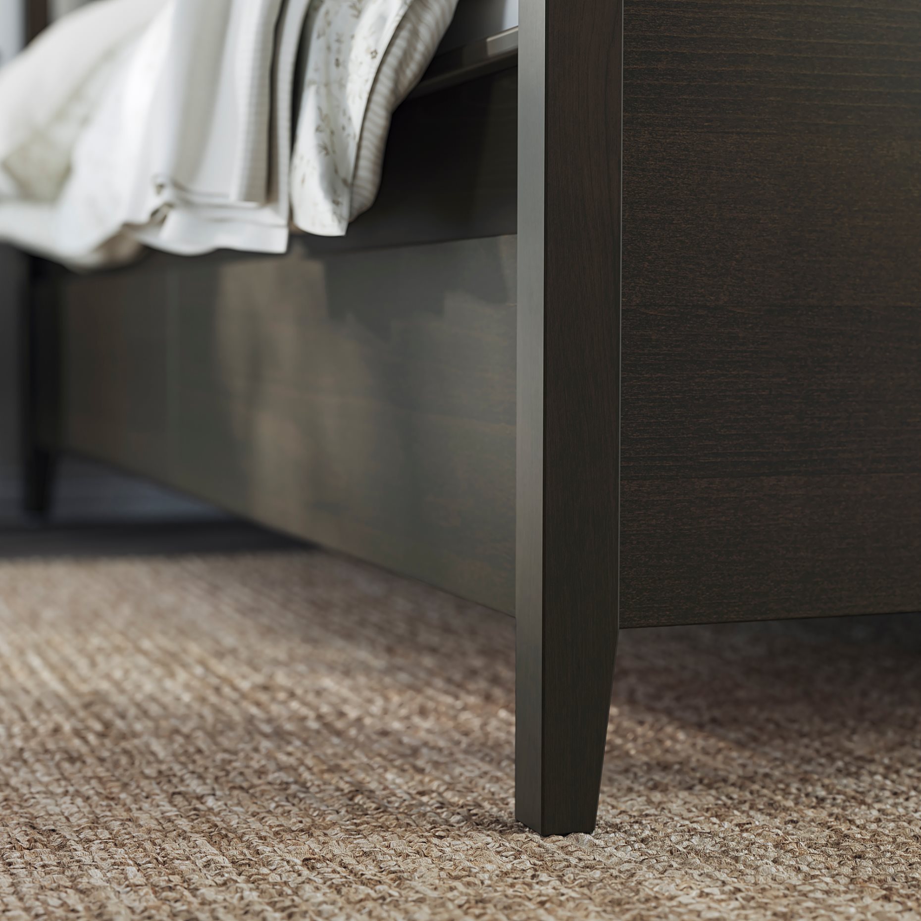 IDANÄS, bed frame with storage, 160x200 cm, 393.922.24