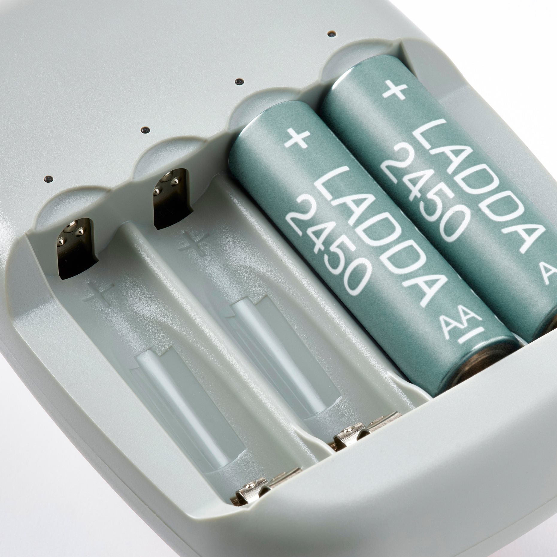 STENKOL/LADDA, battery charger and 4 batteries, 394.196.43